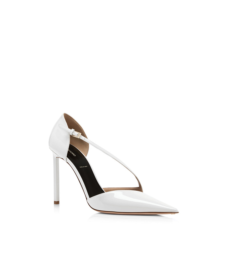 TOM FORD PATENT LEATHER ASYMMETRIC PUMP outlook
