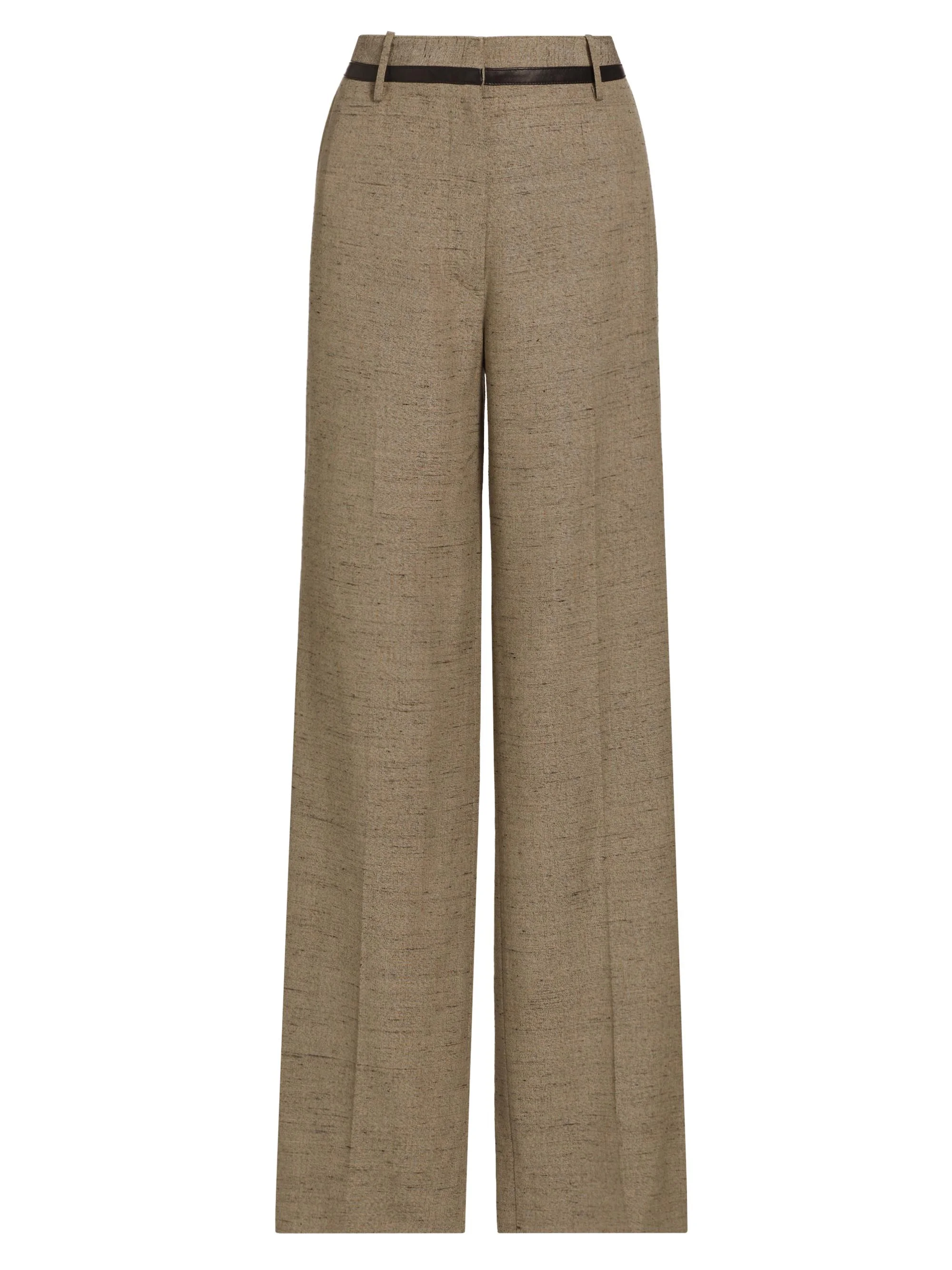 Women's Aidan Melangé Straight-Leg Pants - Bronze Multi - 1