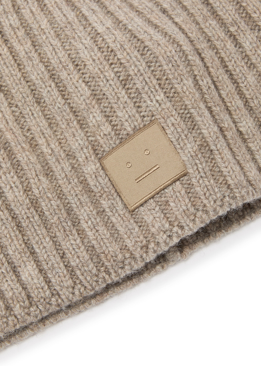 Acne Studios Logo-appliqué Wool Beanie - 2