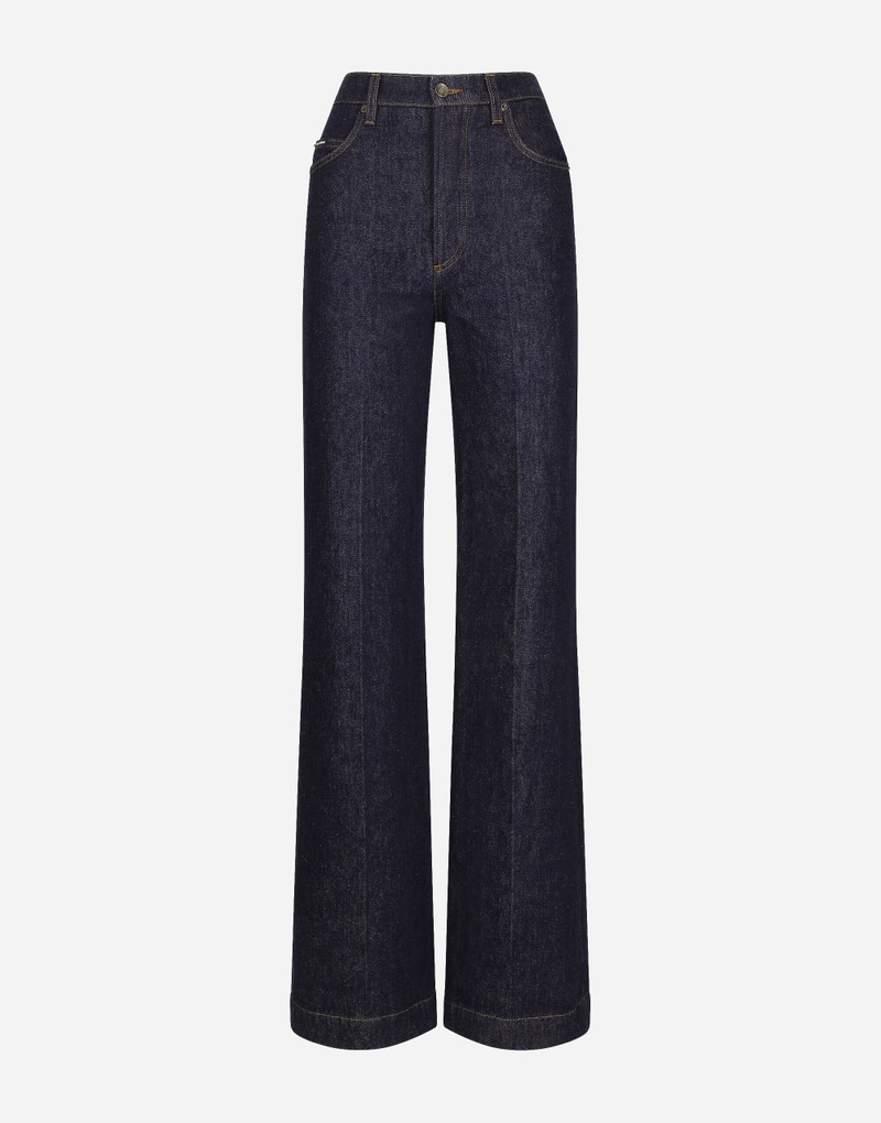 Flared denim jeans 1