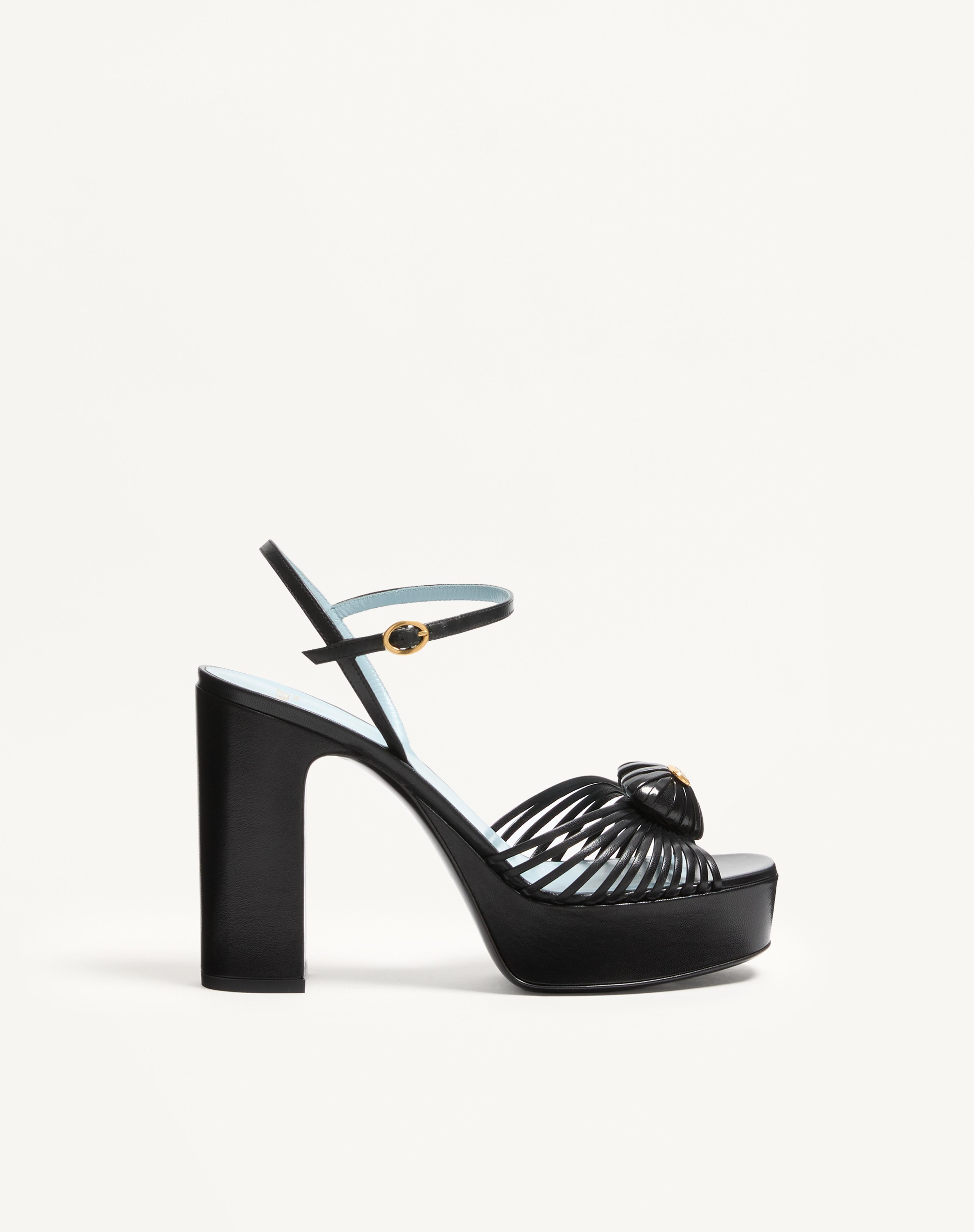 SANDAL ROYAL PLATFORM SANDAL IN KIDSKIN 115MM - 1