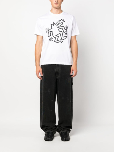 Junya Watanabe MAN x Keith Haring graphic-print T-shirt outlook