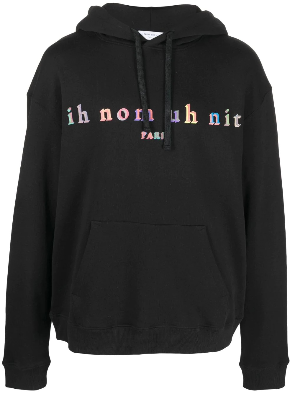 logo-print hoodie - 1