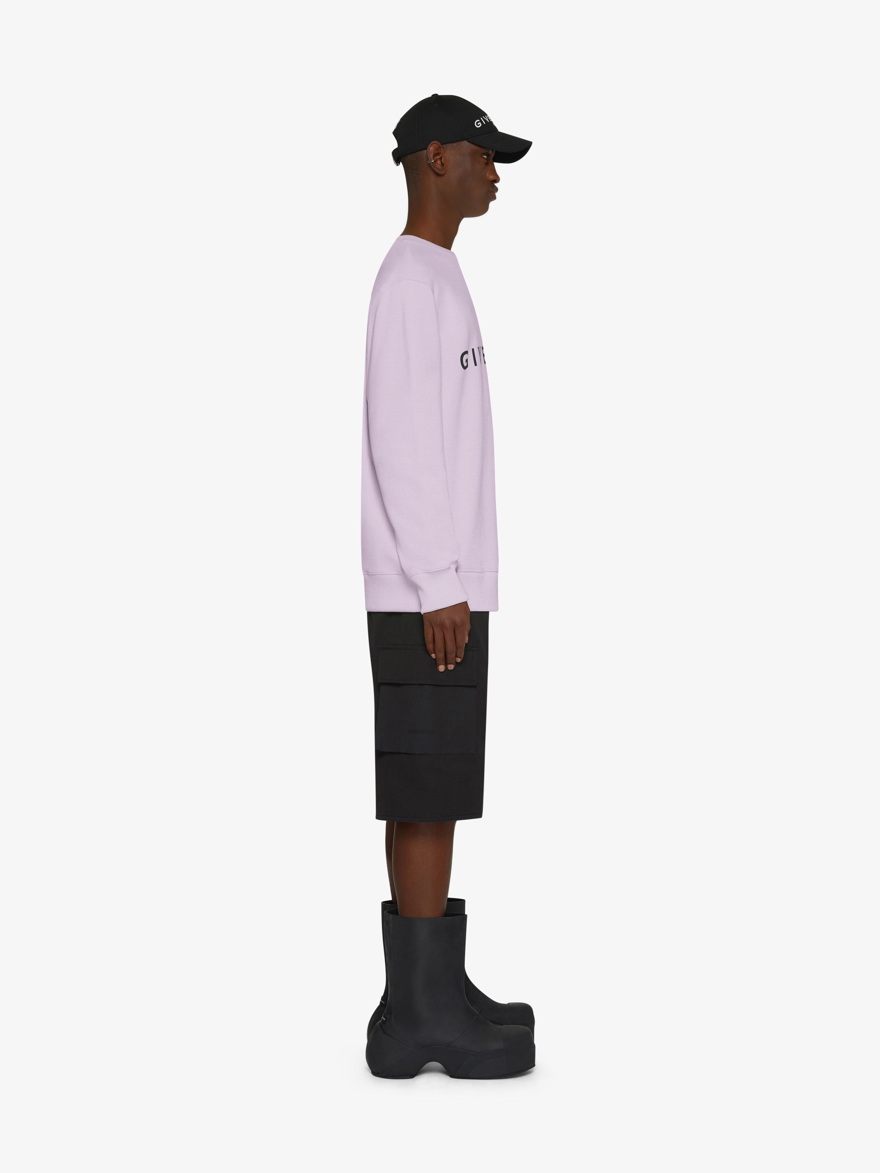 GIVENCHY ARCHETYPE SLIM FIT SWEATSHIRT IN FLEECE - 3