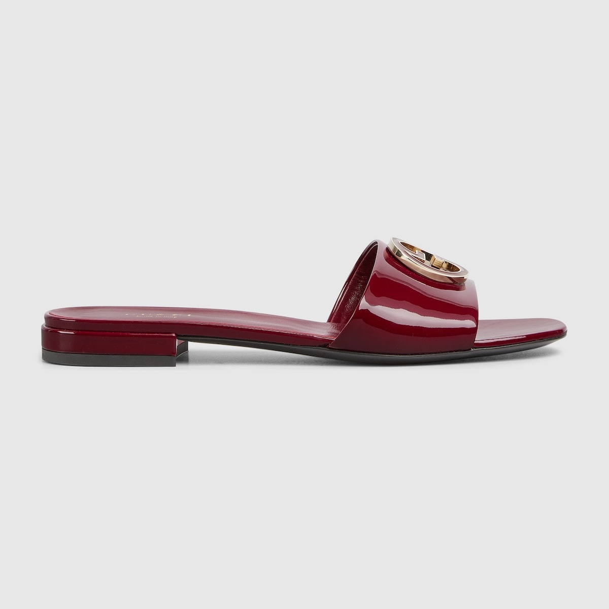 Women's Round Interlocking G sandal - 1