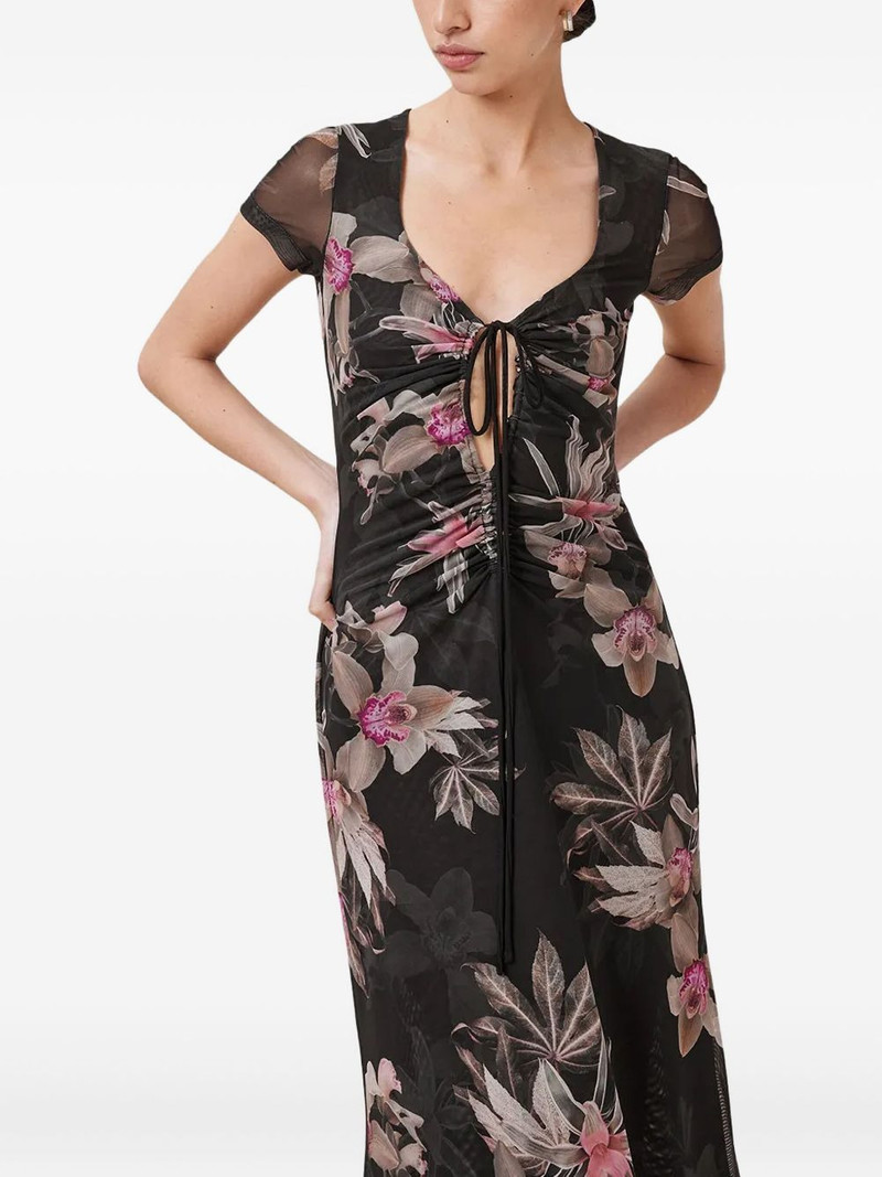 Gabby floral-print drawstring dress 5