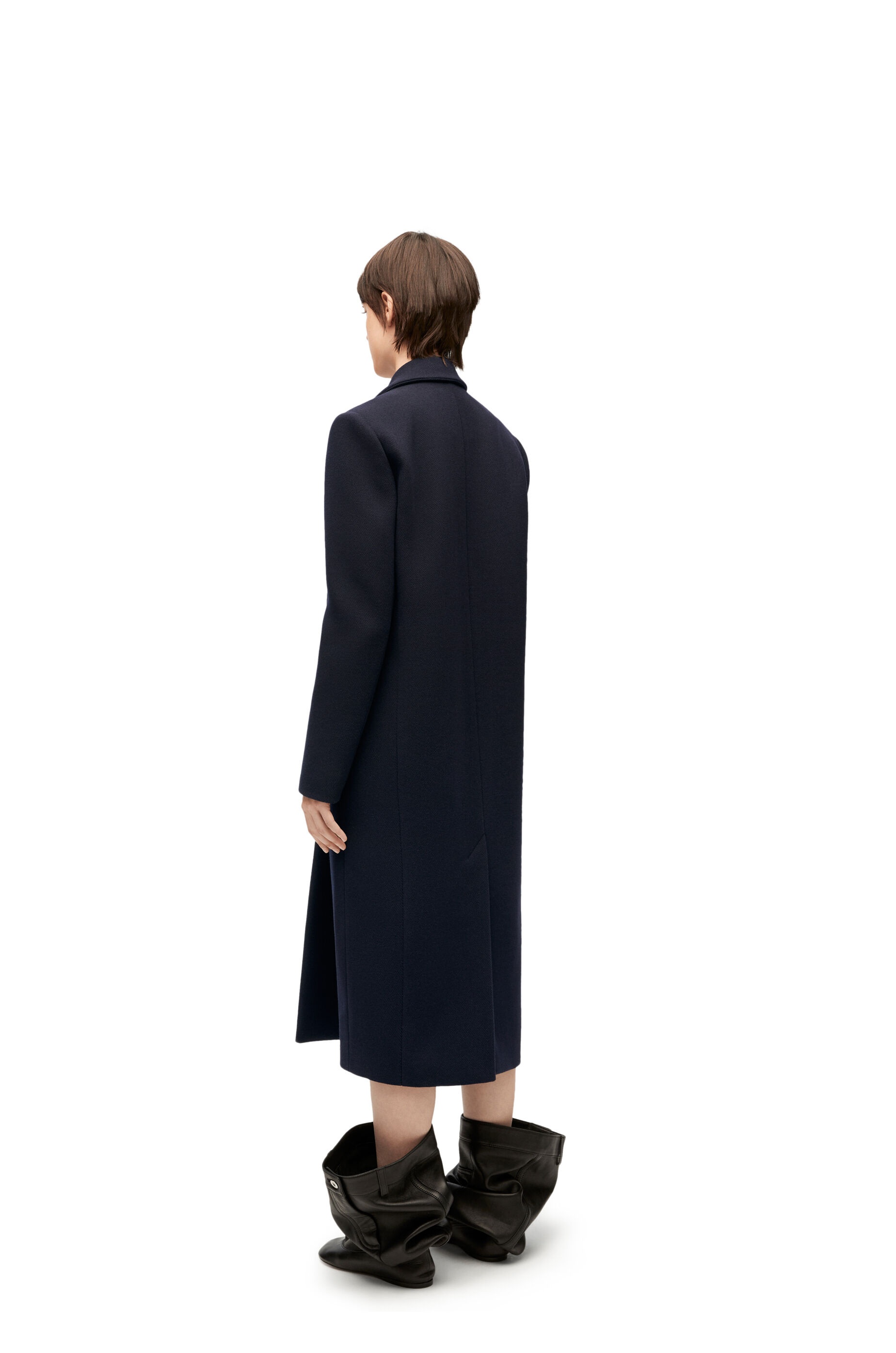 Tailored coat in wool - 3