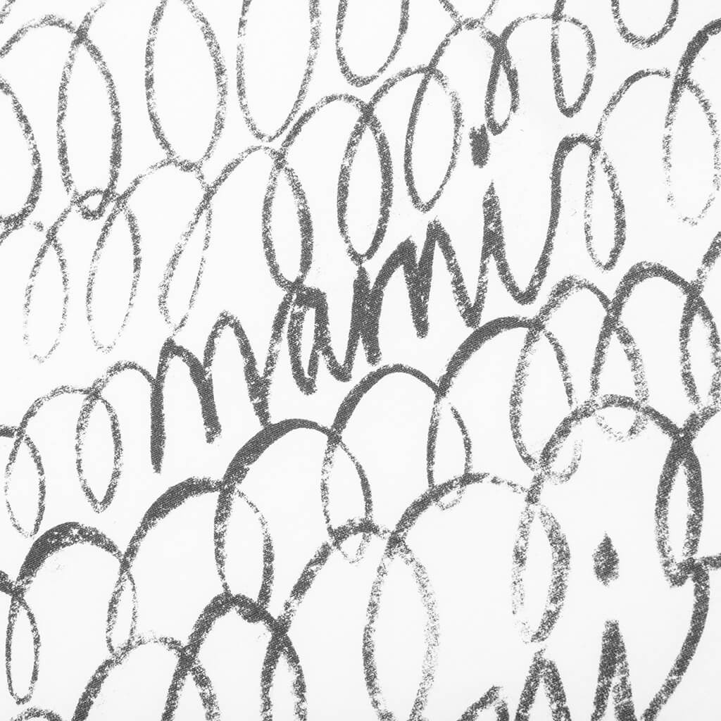 SCRIBBLE MOTIF T-SHIRT - LILY WHITE - 3