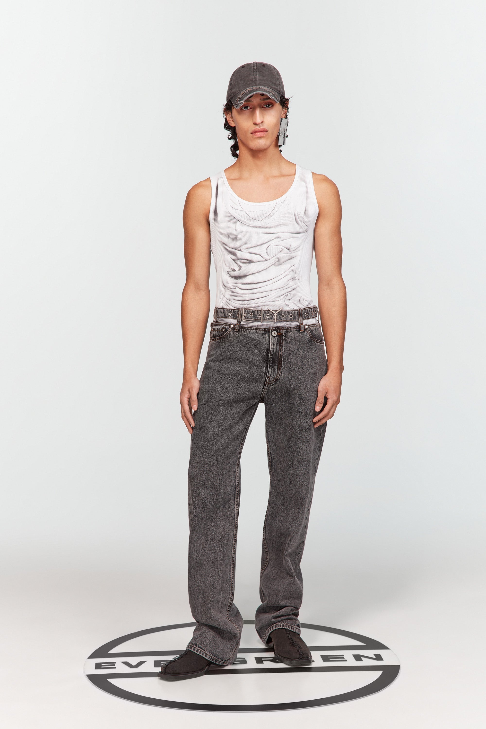 EVERGREEN Y BELT JEANS - 1