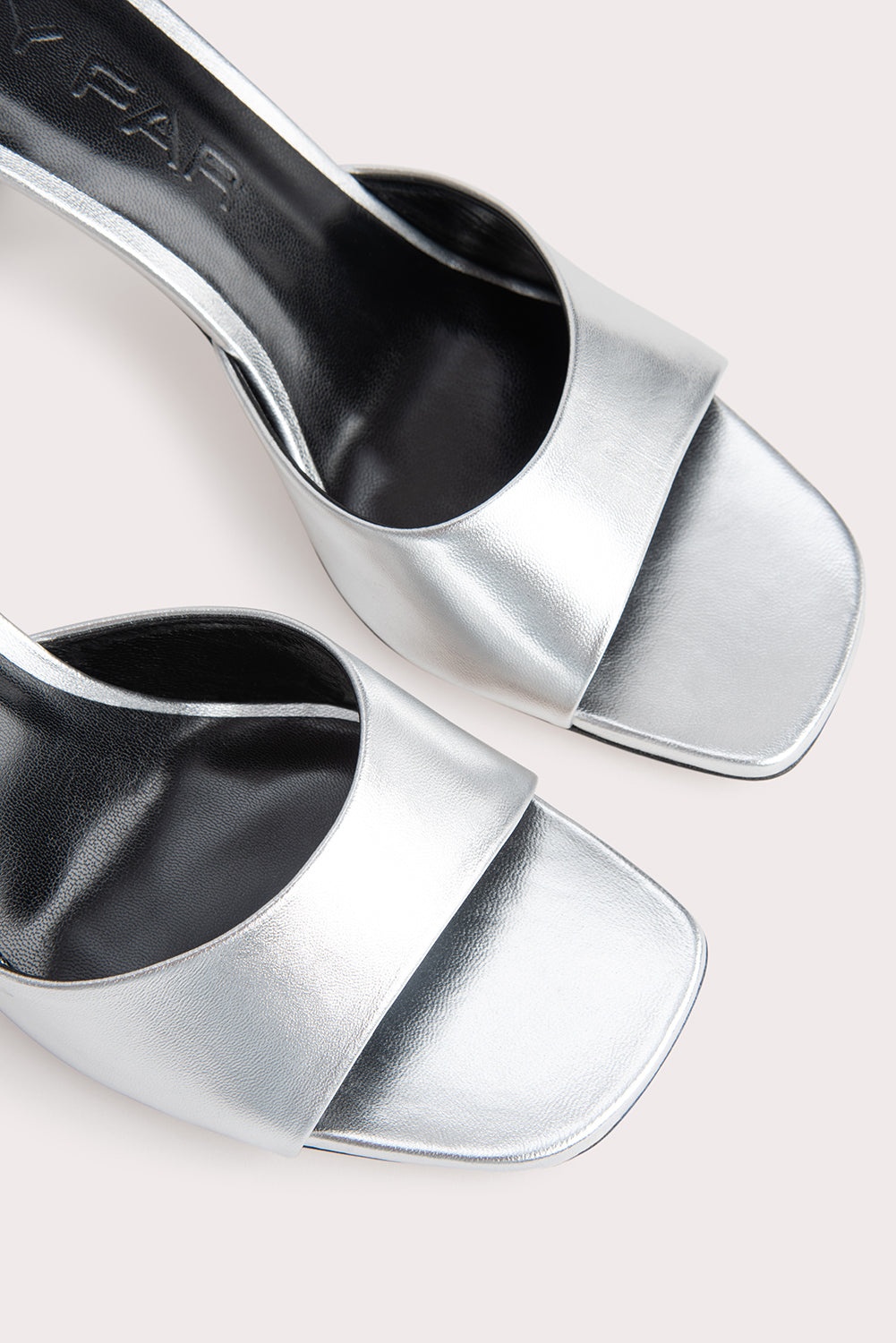 MICHELE SILVER METALLIC LEATHER - 4