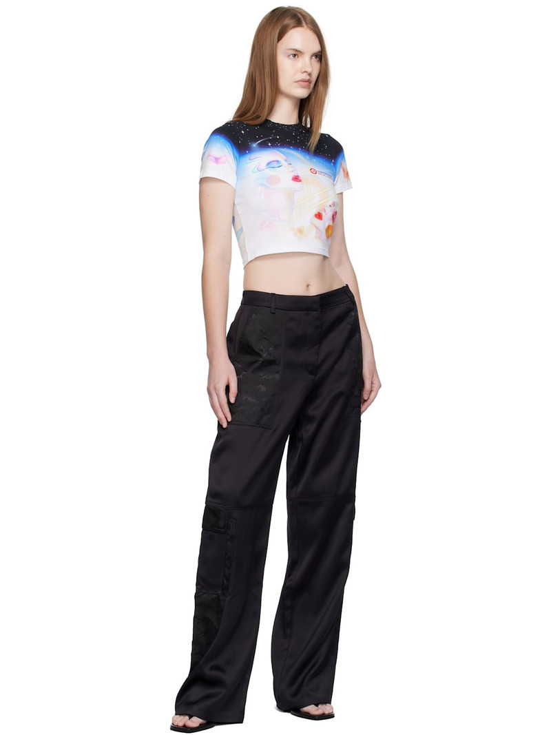 CASABLANCA Multicolor Galactic Connection Baby T-shirt outlook