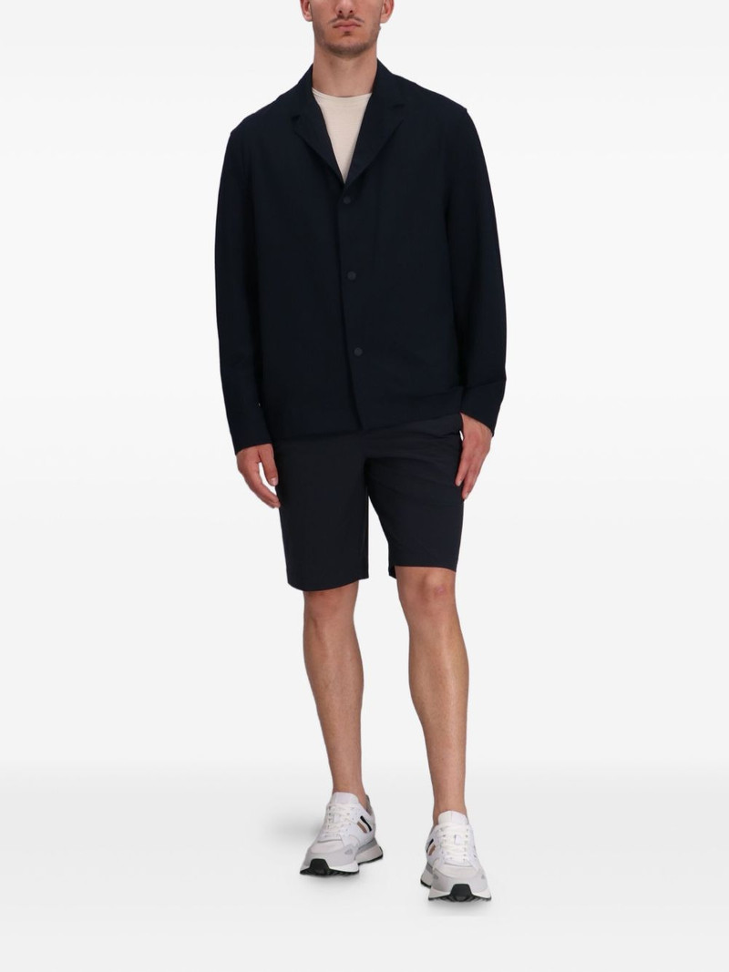 BOSS notched-collar button-up jacket outlook