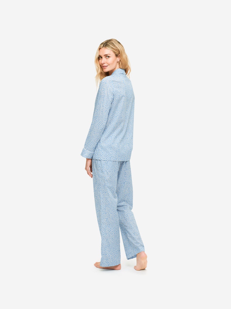 Women's Pyjamas Nelson 88 Cotton Batiste Blue - 4