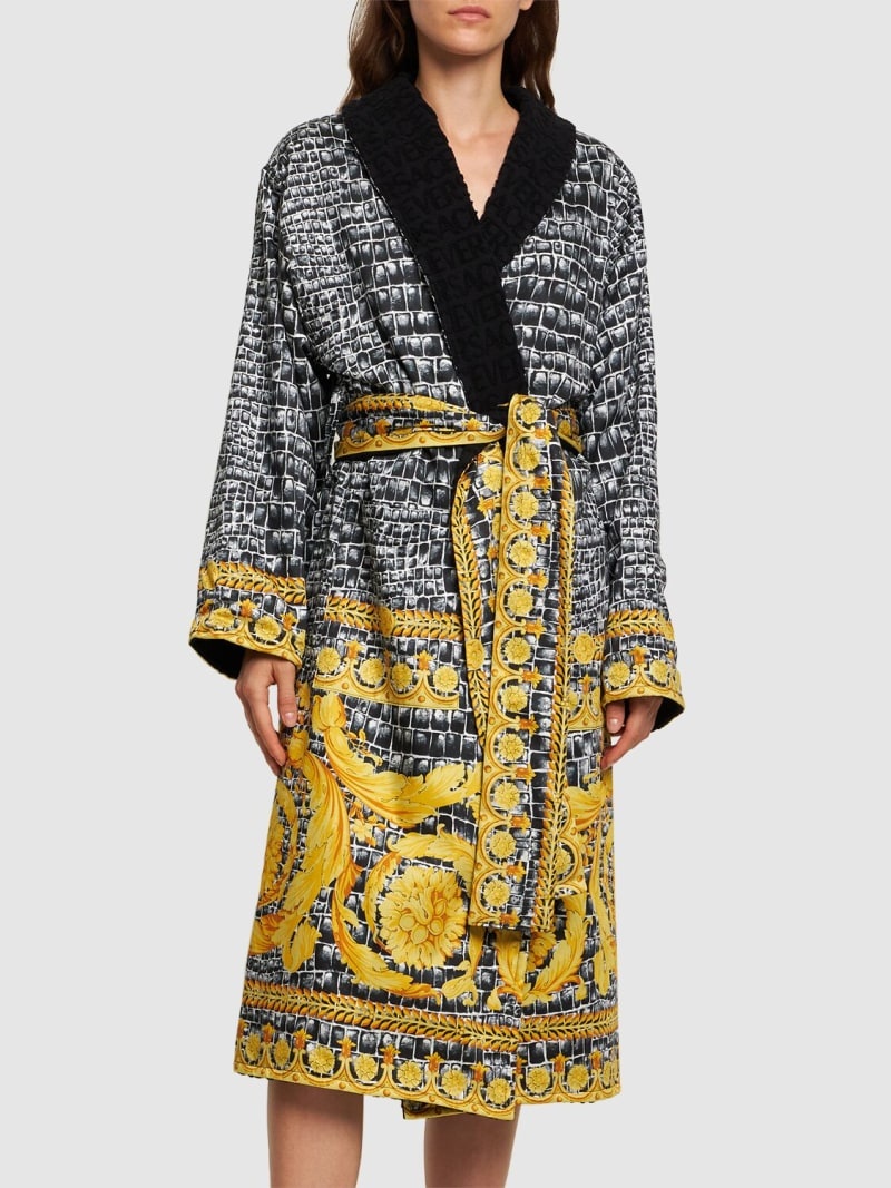 Heritage printed bathrobe - 2