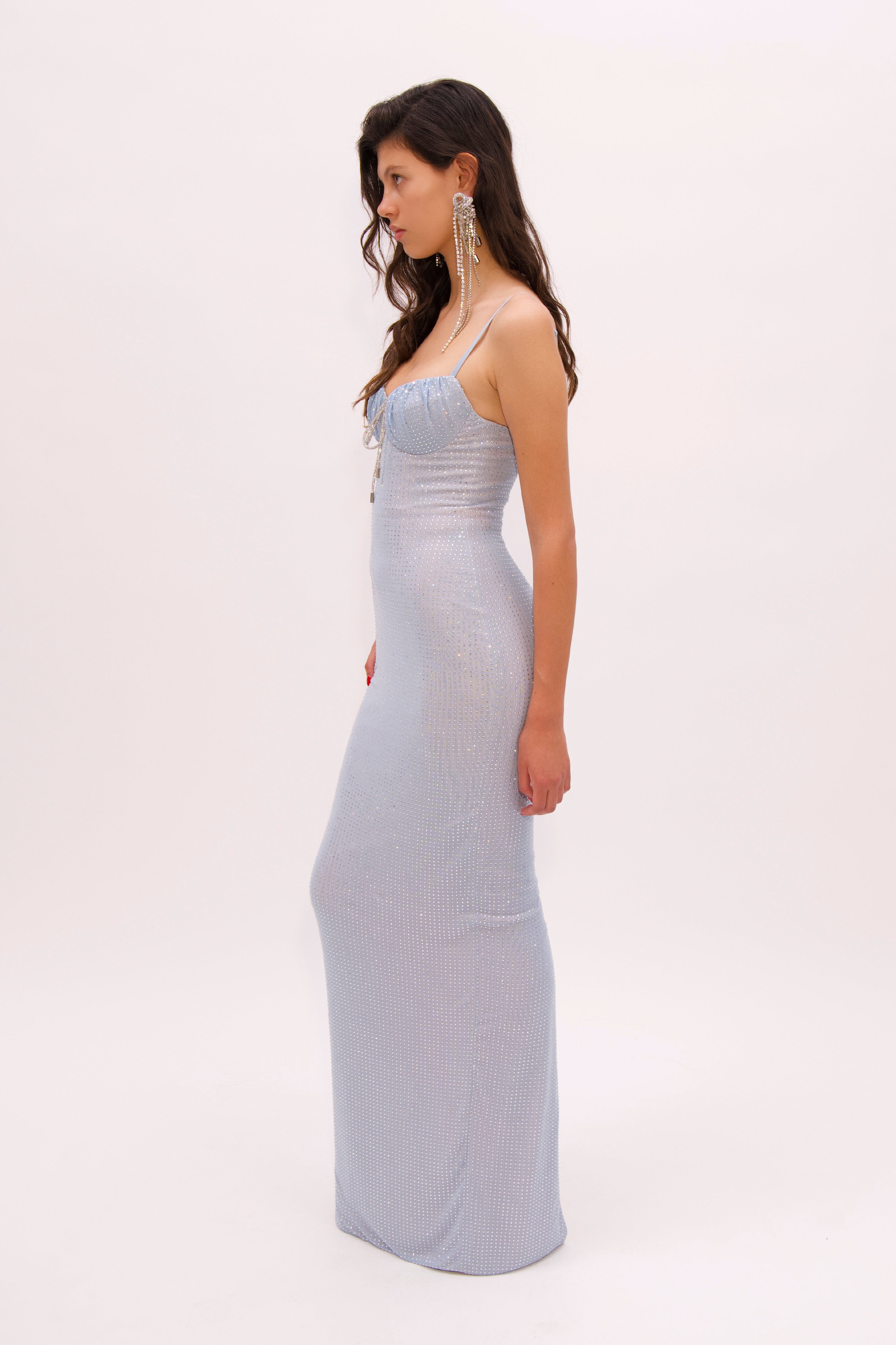 CRYSTAL HOTFIX GOWN - 3