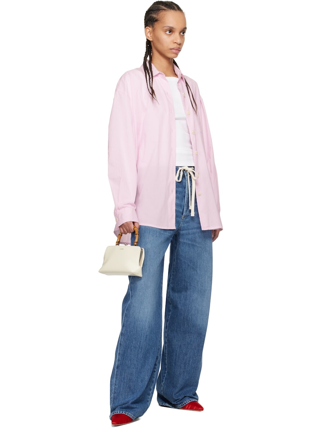 Blue Brynn Drawstring Jeans - 4