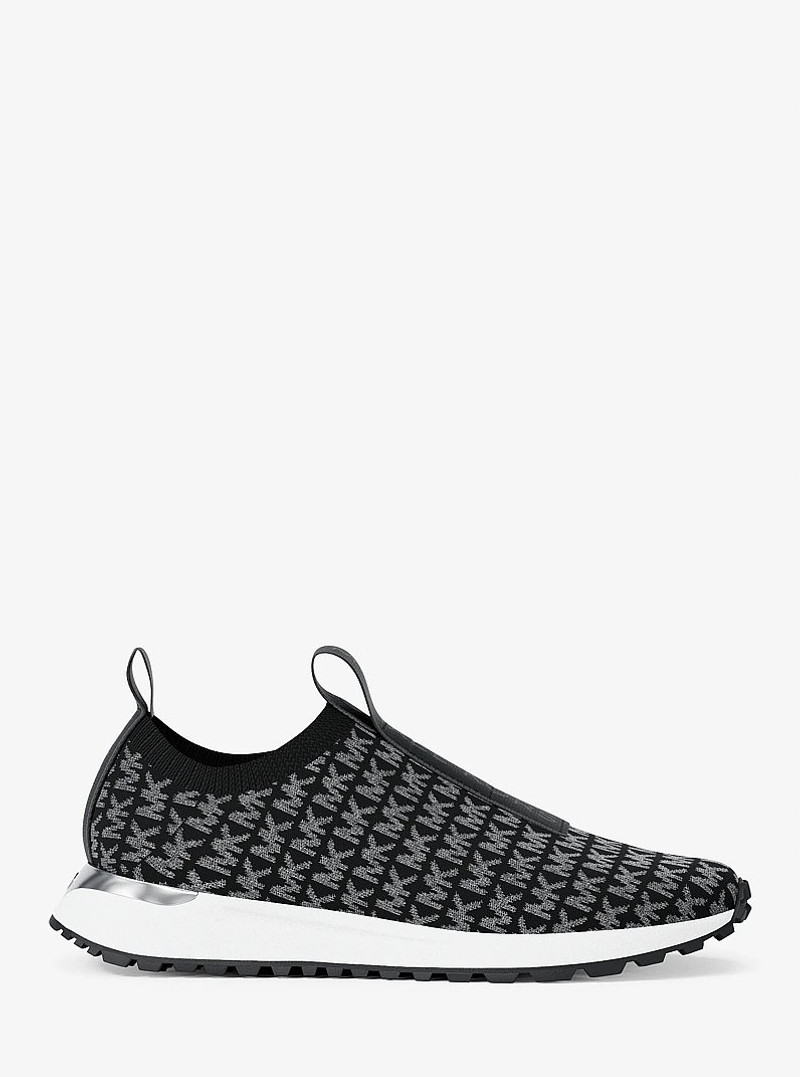 Bodie Metallic Logo Knit Slip-On Sneaker 1