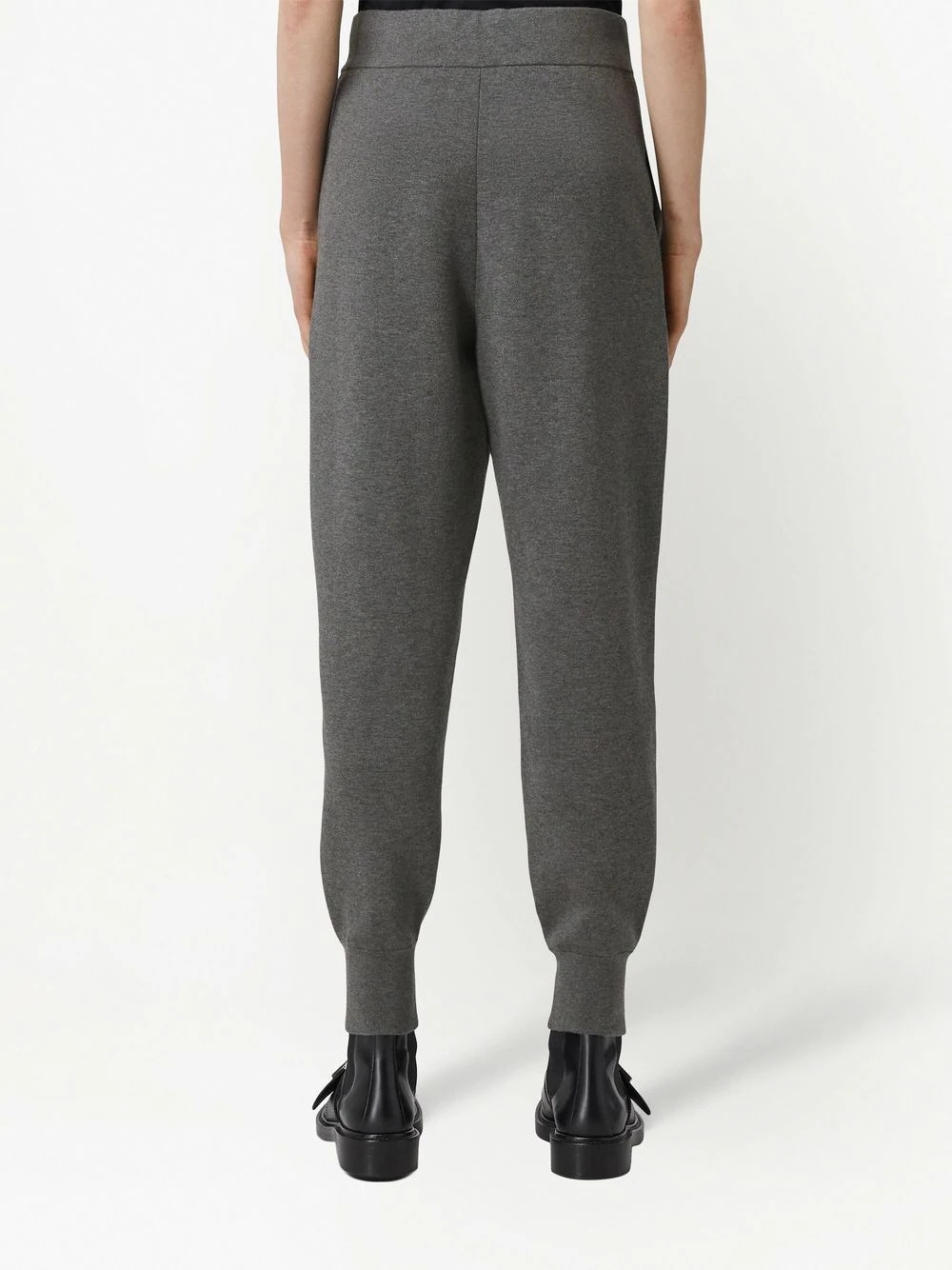 embroidered monogram sweatpants - 4