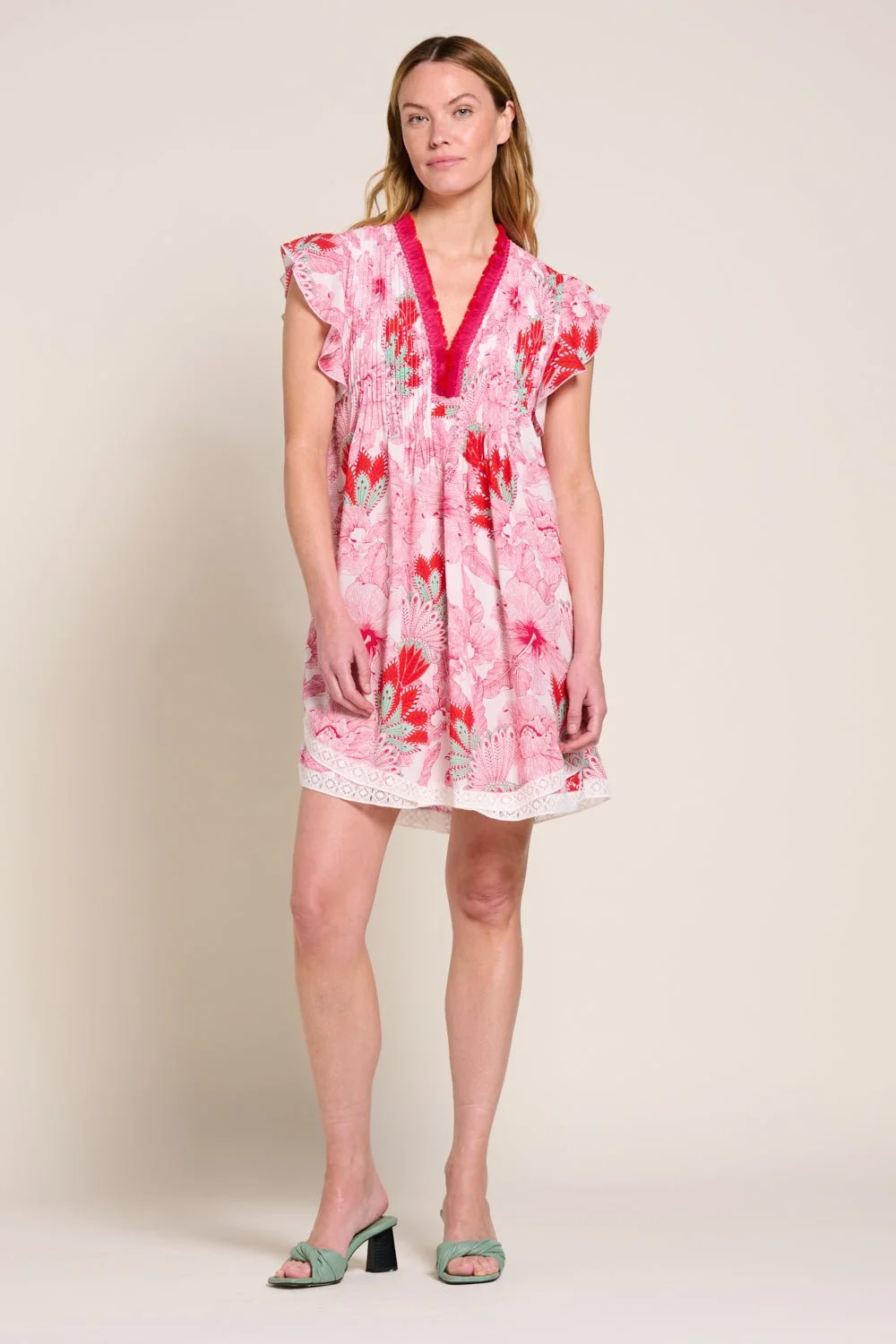 Mini Dress Sasha - Pink Padang - 1