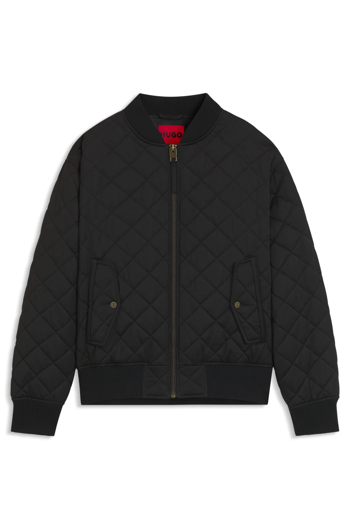 WATER-REPELLENT JACKET IN QUILTED SATIN - 1