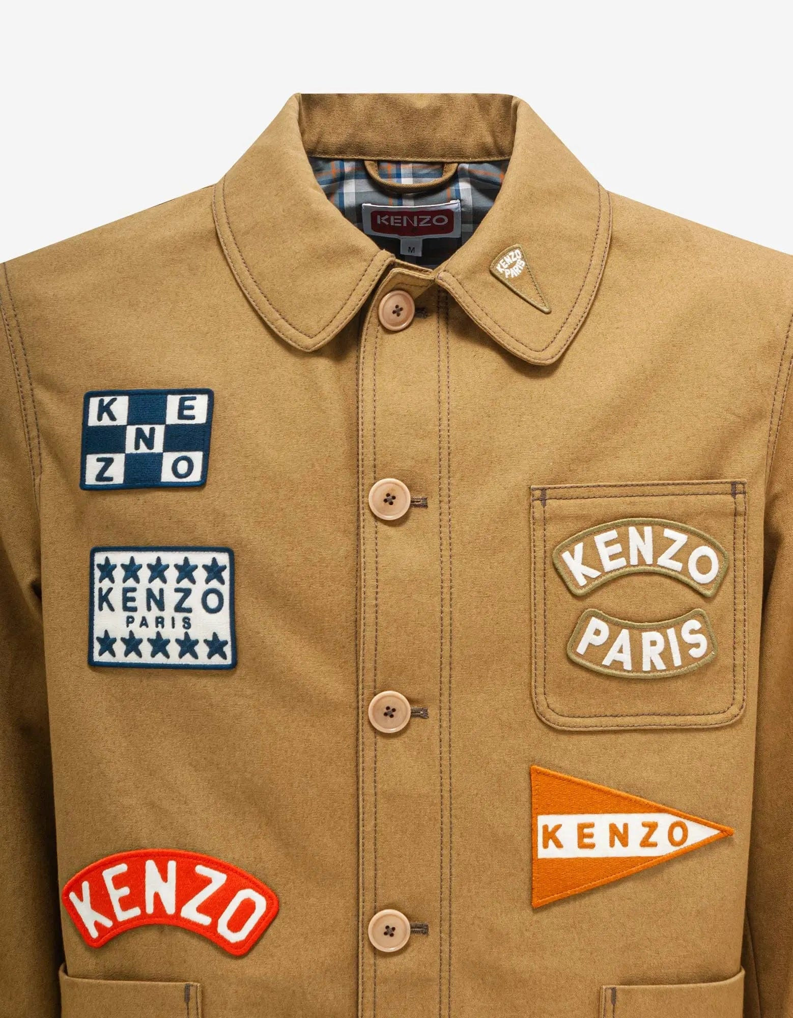 Kenzo Beige 'Kenzo Sailor' Workwear Jacket - 3