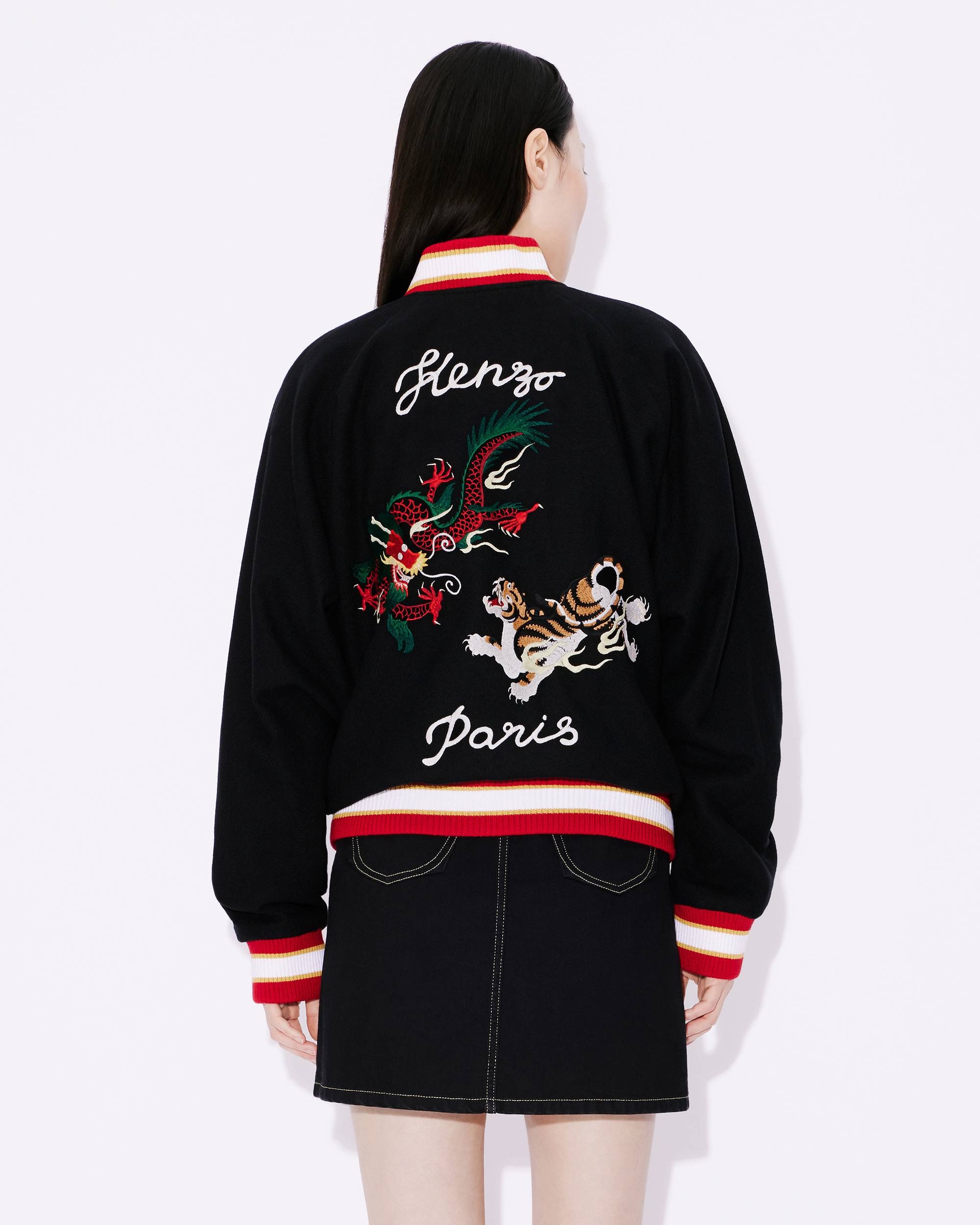 'Year of the Dragon' reversible embroidered genderless jacket - 13