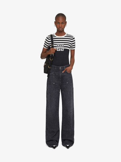Givenchy OVERSIZED JEANS IN DENIM WITH PATCHES outlook