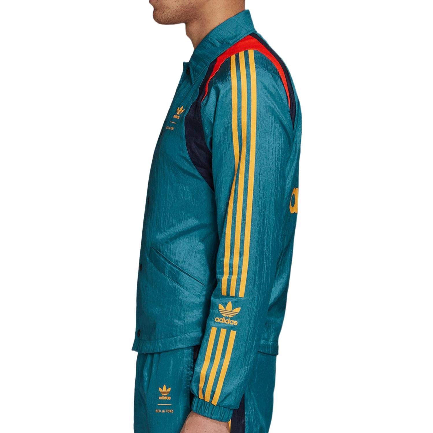 adidas originals x Bed J.W. Ford Bench Men's Jacket Green FS3759 - 3