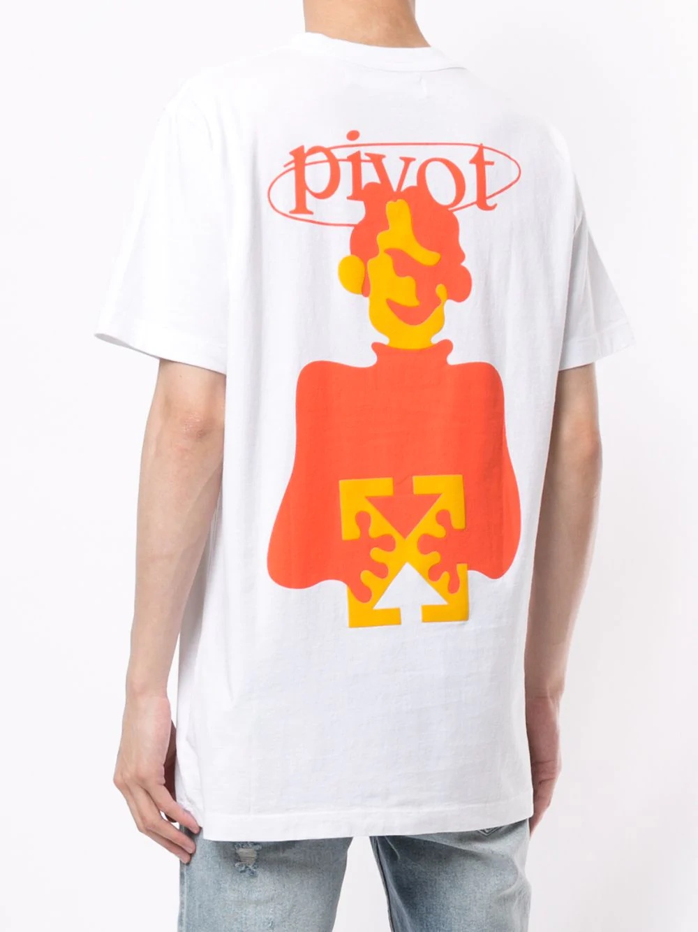 pivot-print short-sleeve T-shirt - 4