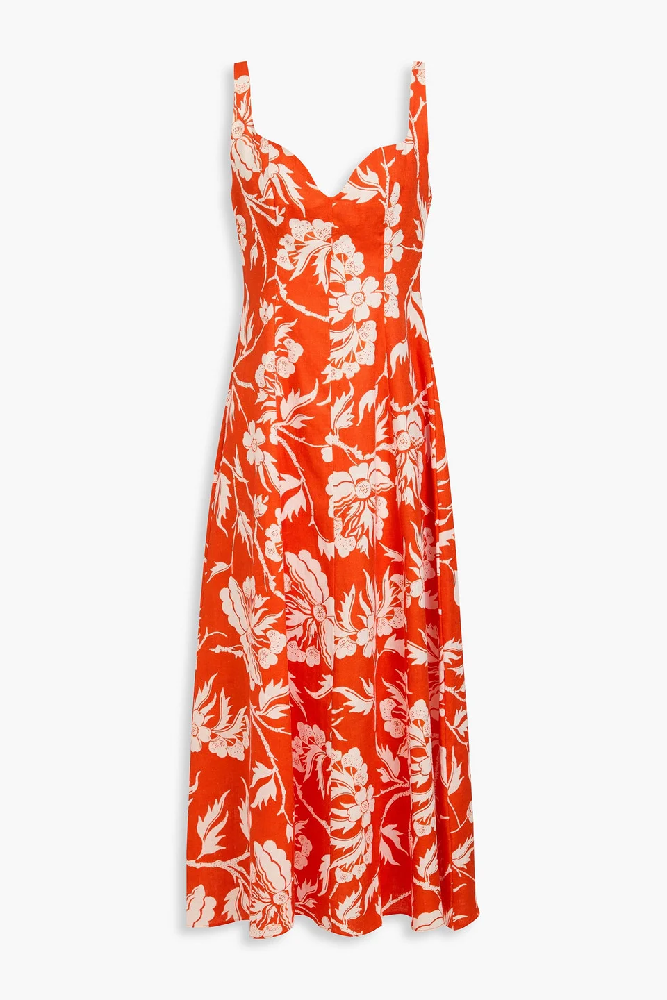 Perdita floral-print hemp maxi dress - 1