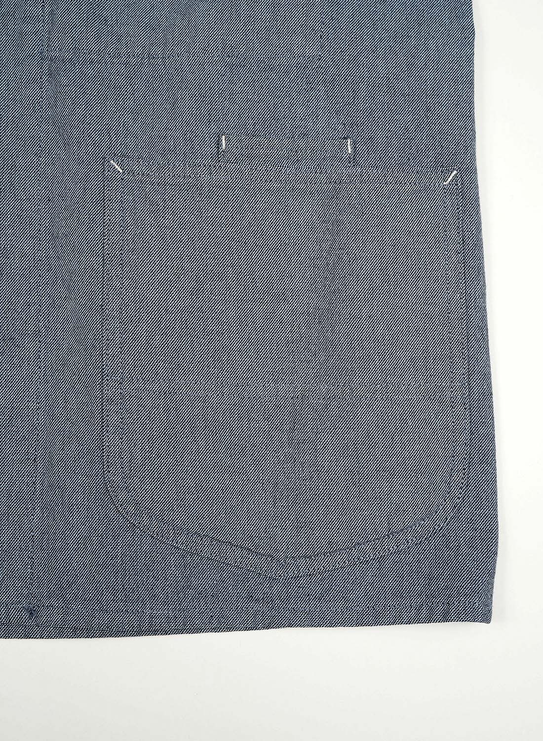 New Navvie Blazer Broken Twill in Washed Blue - 8