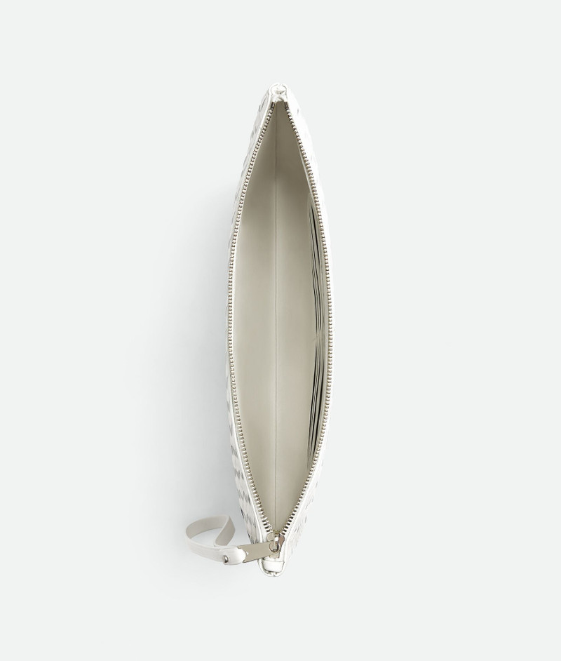 Bottega Veneta medium intrecciato flat pouch outlook