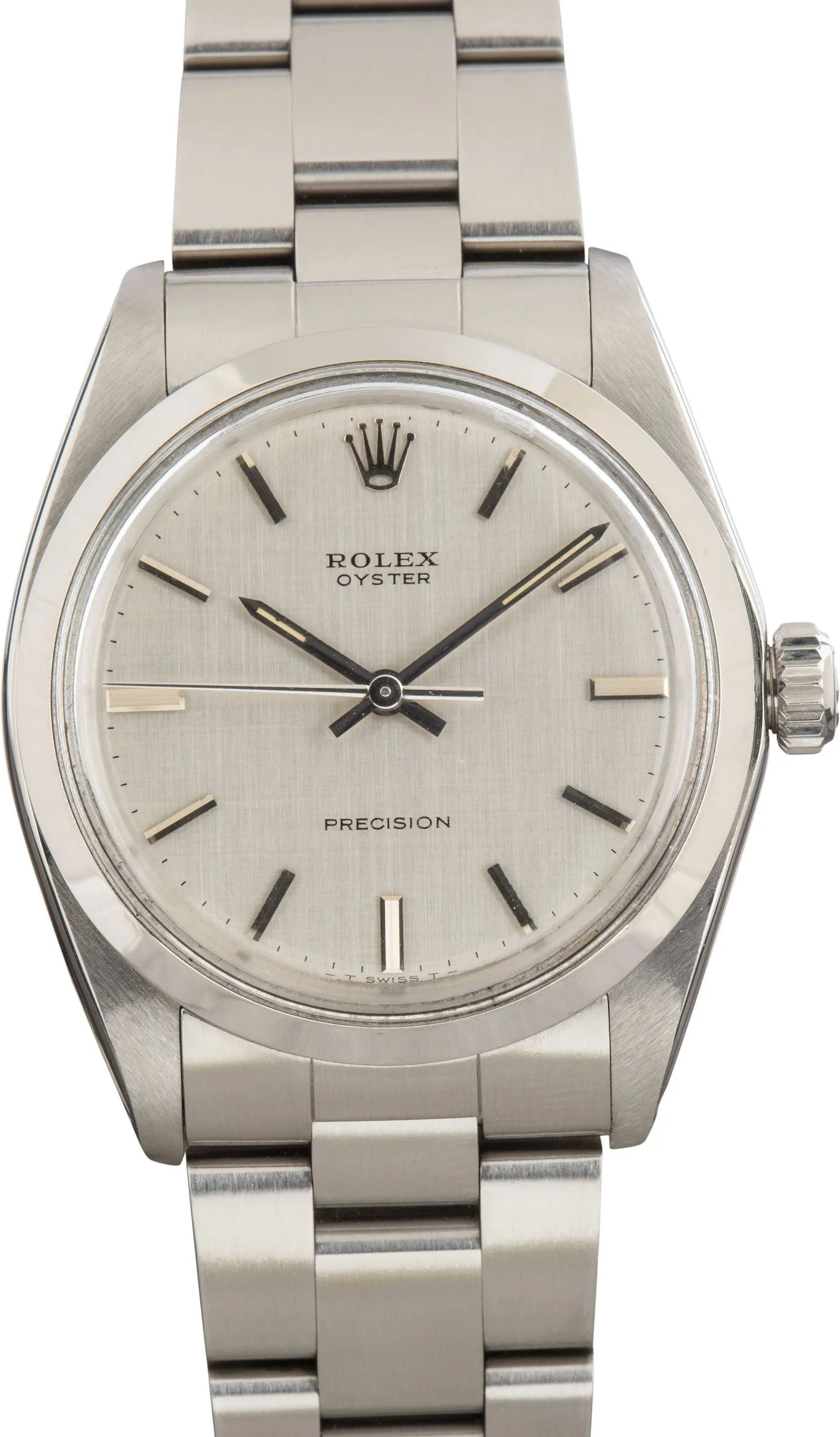 Used Rolex Oyster Precision Silver Dial 6426 Oyster Band - 1