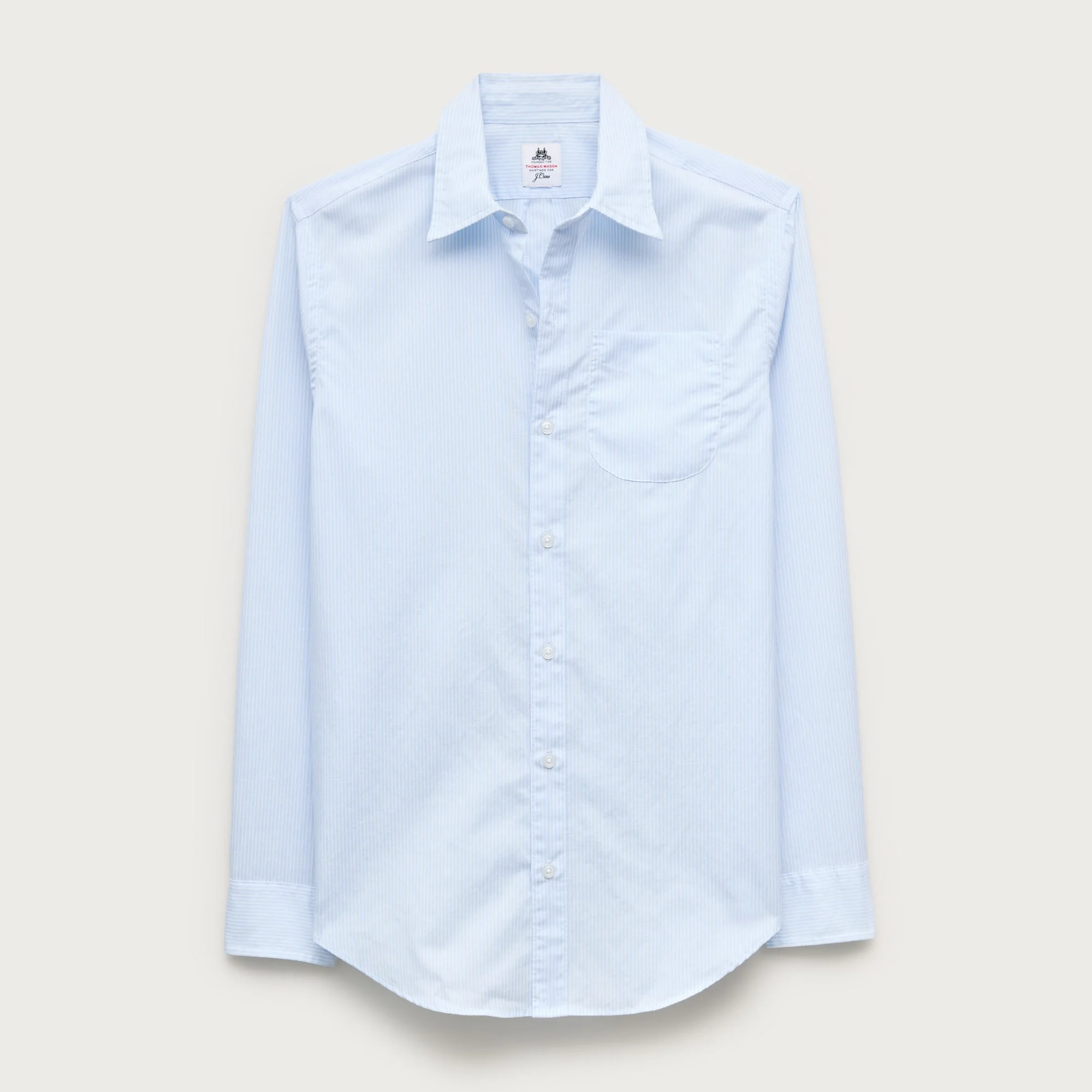 Thomas Mason® for J.Crew cotton-linen blend dress shirt - 1