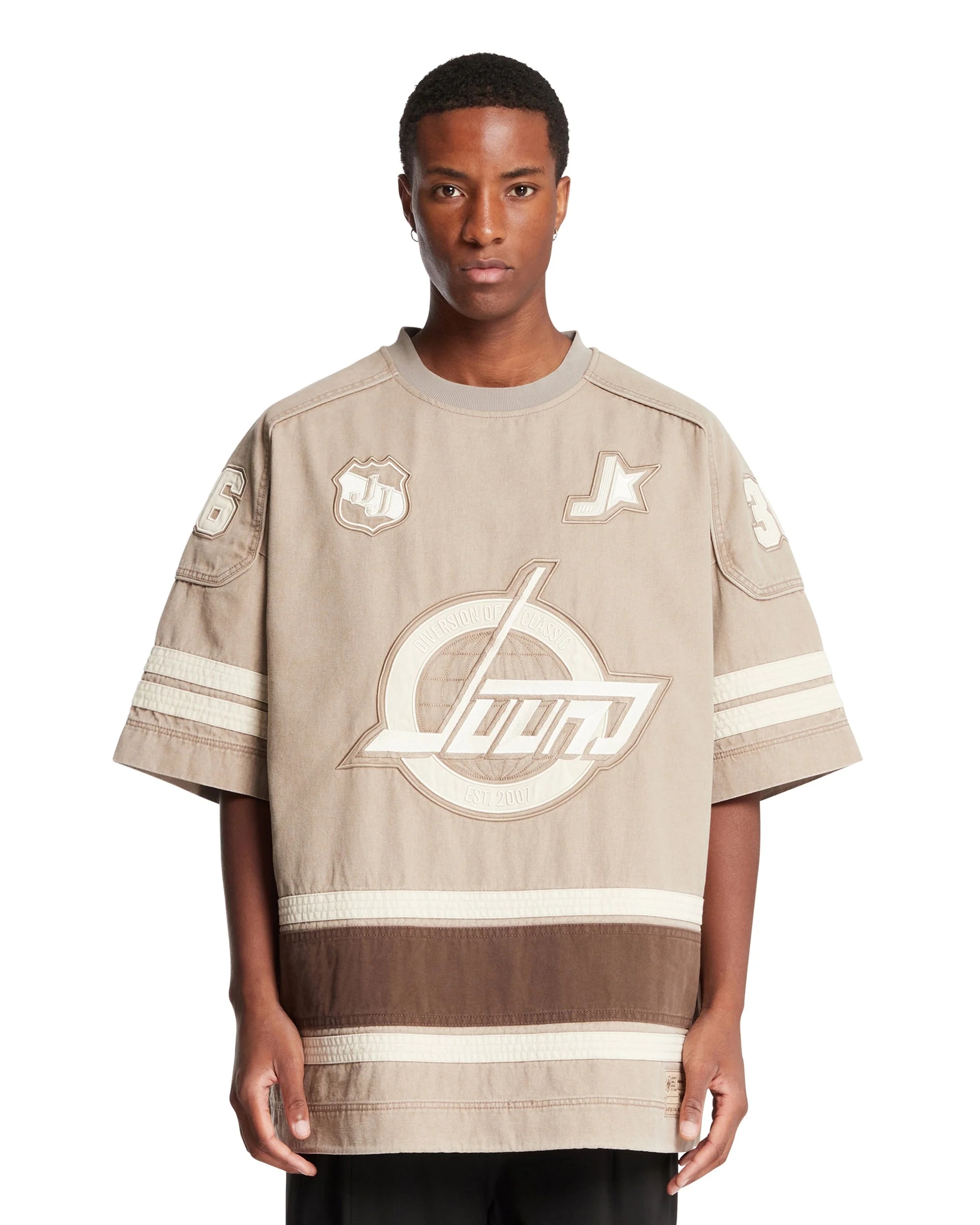 Beige Logo T-Shirt - 1