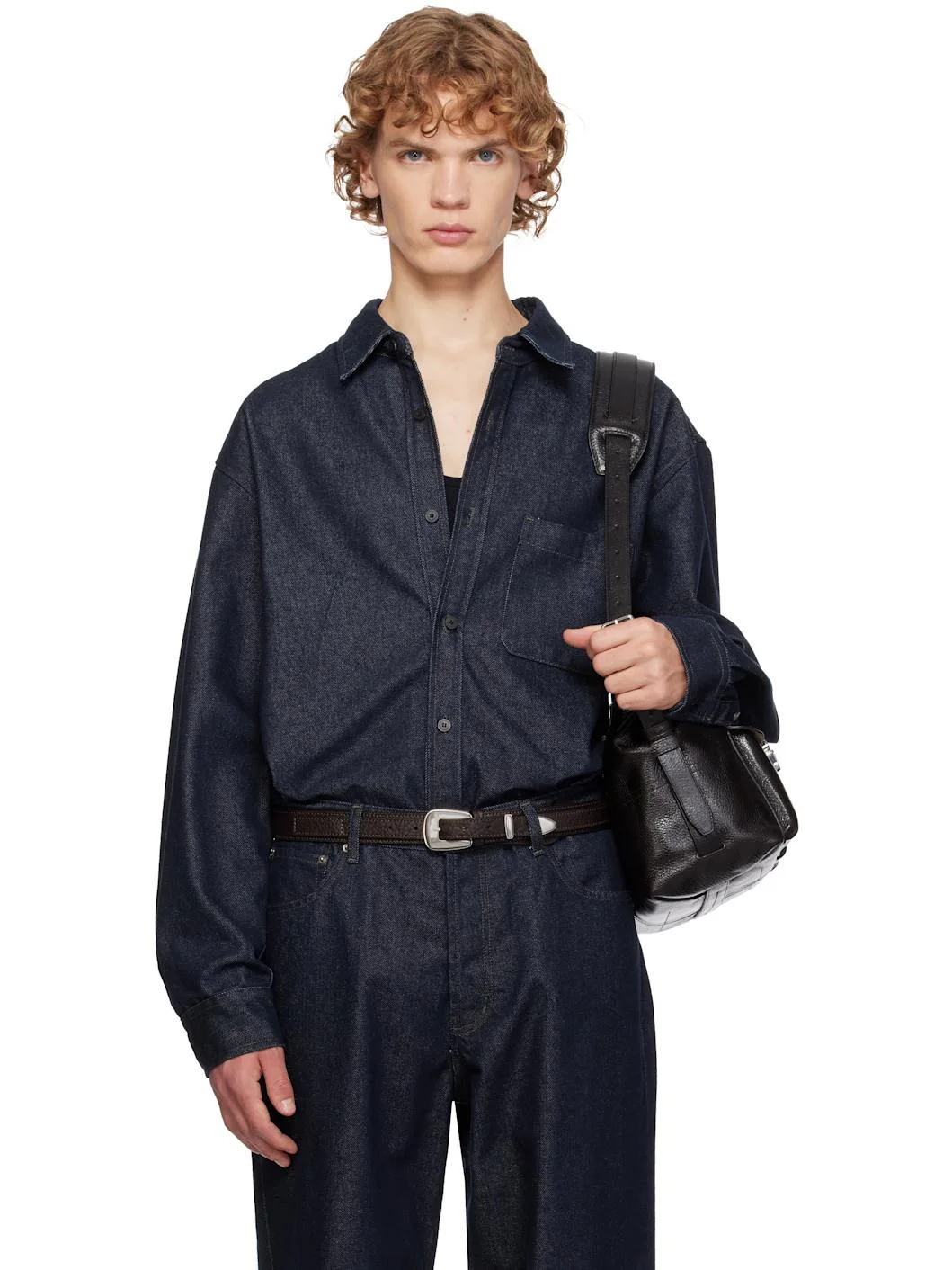 Blue Denim Overshirt - 1
