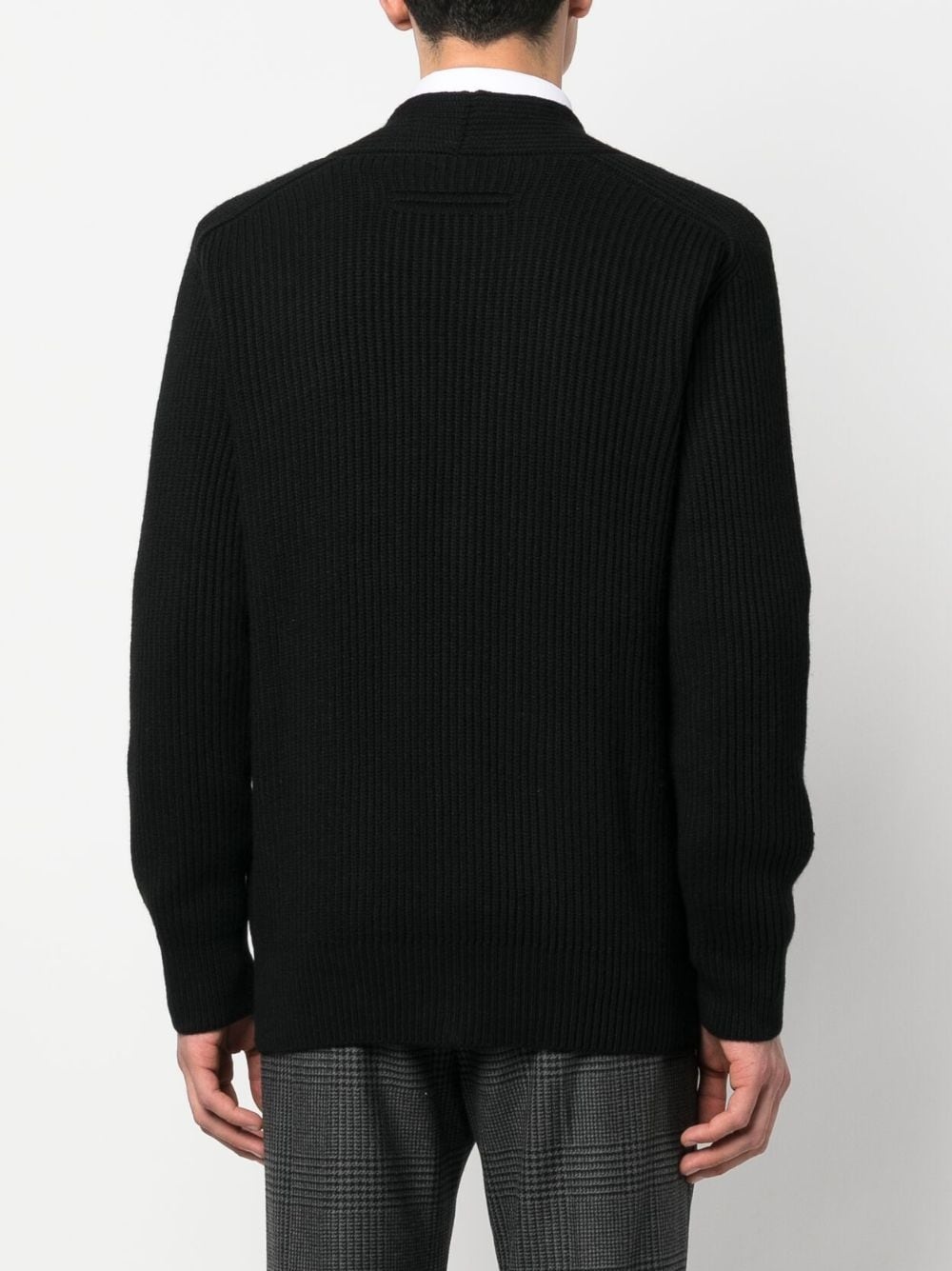 chunky ribbed-knit cardigan - 4