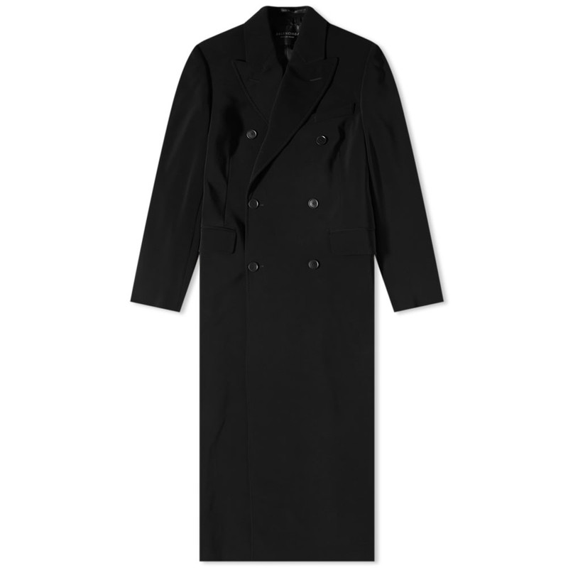 Balenciaga Slim Fit Double Breasted Coat 1