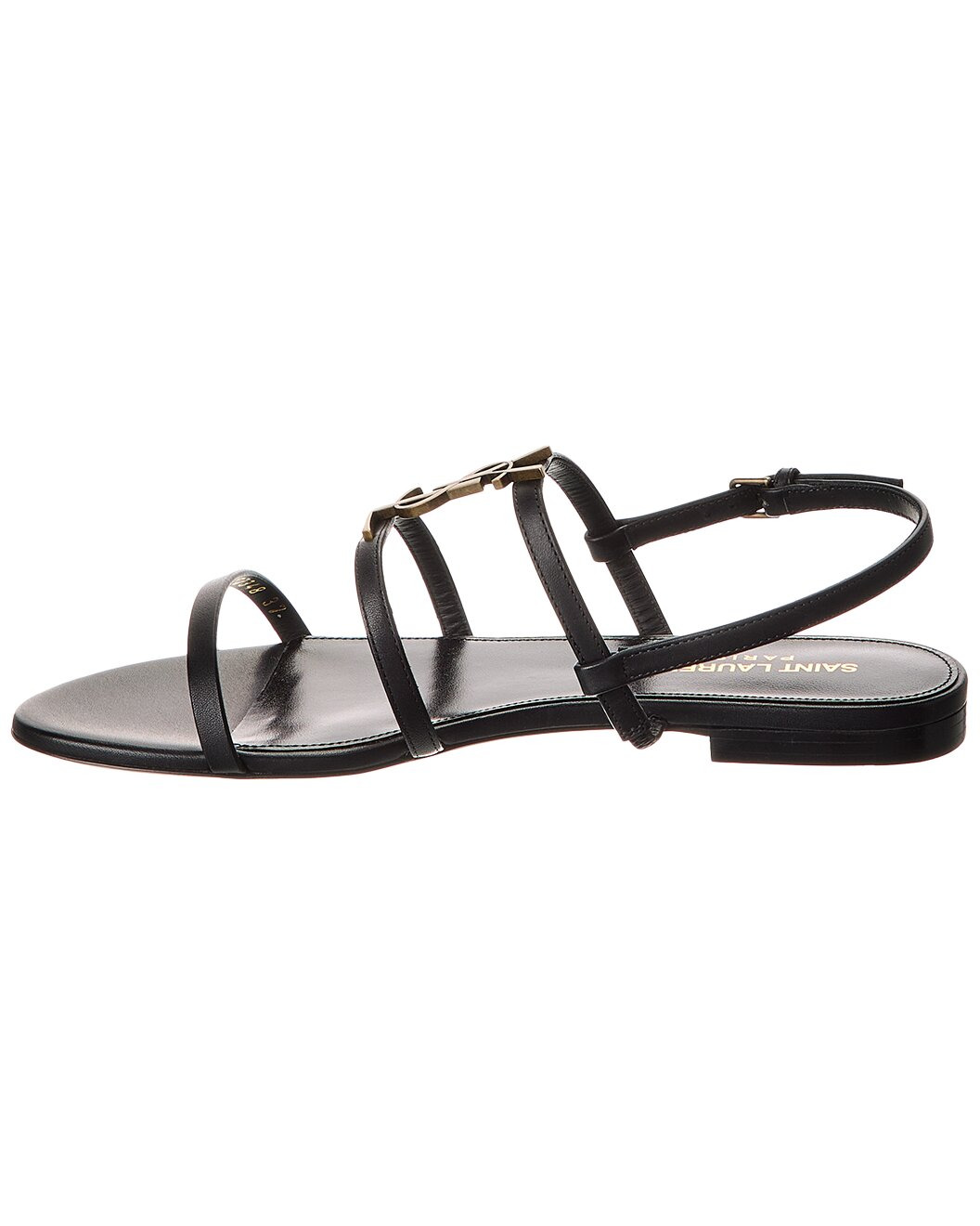 Saint Laurent New Cassandra Leather Sandal - 2