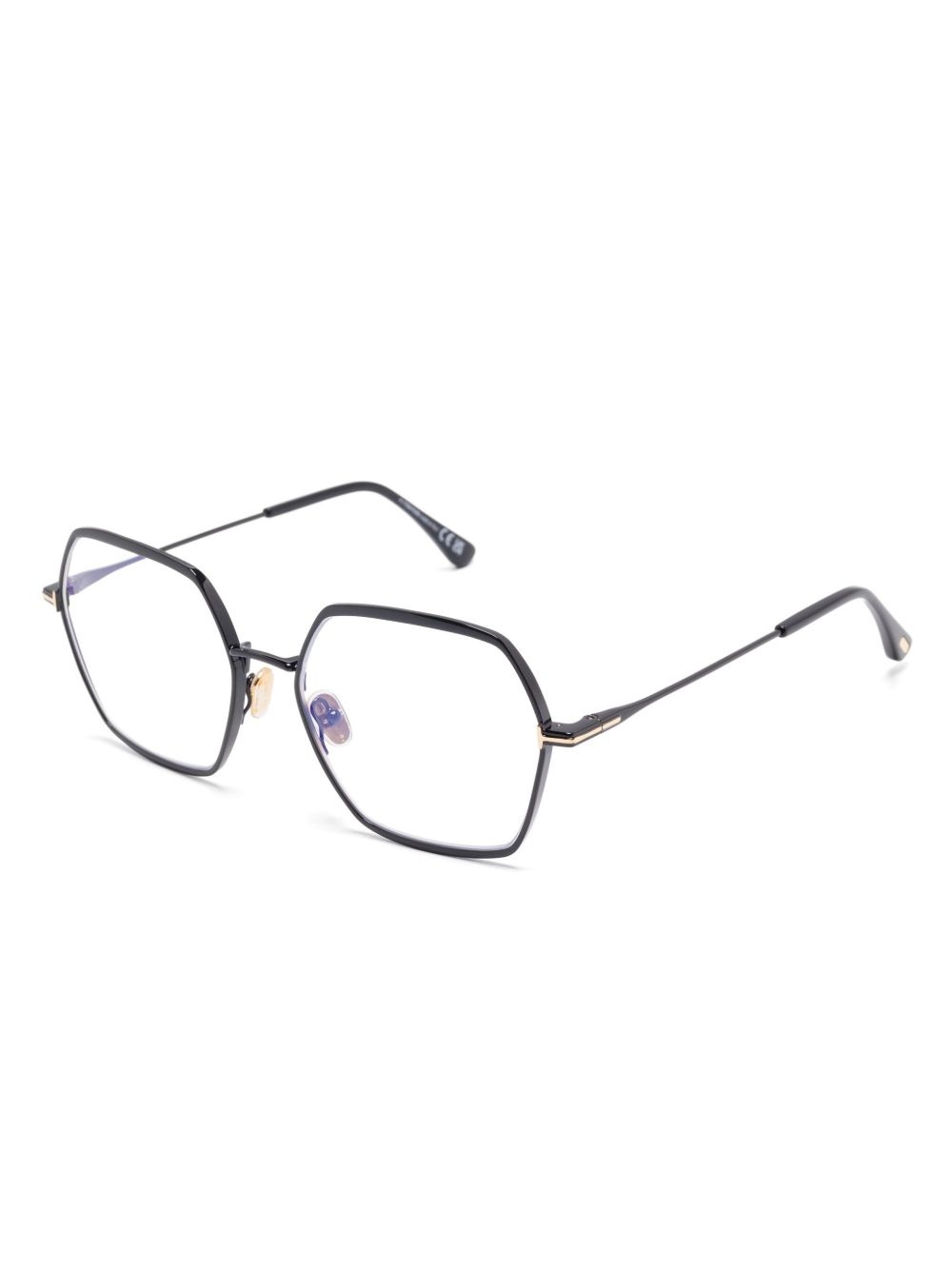 geometric-frame glasses - 2