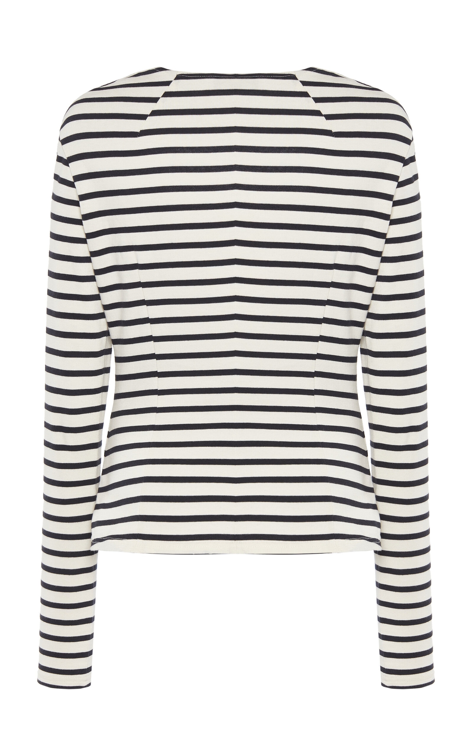 Striped Cutout Organic Cotton Top stripe - 6