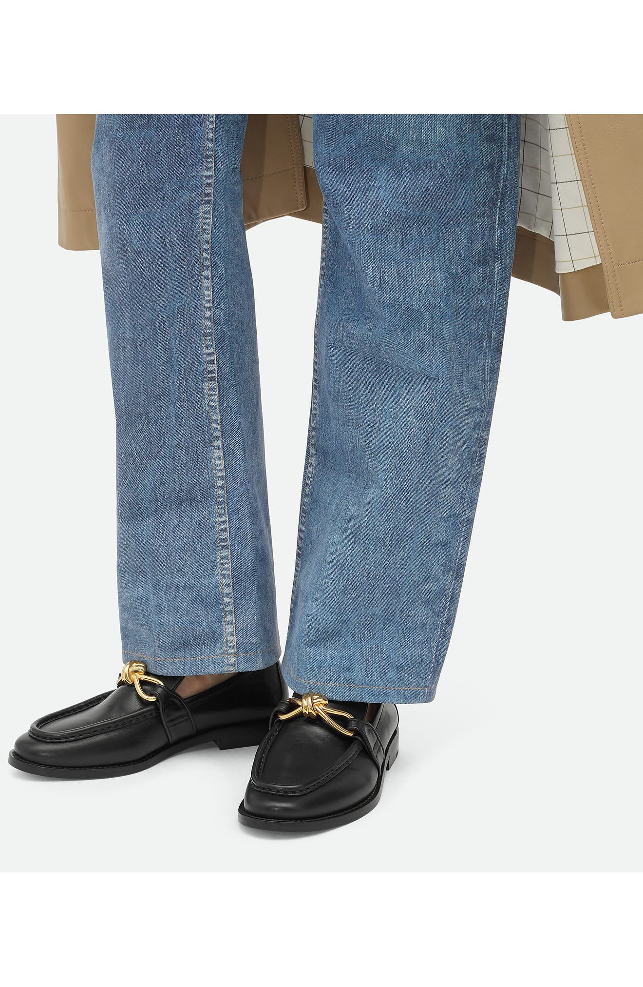 Bottega Veneta Astaire Knot Bit Loafer in Black at Nordstrom - 2