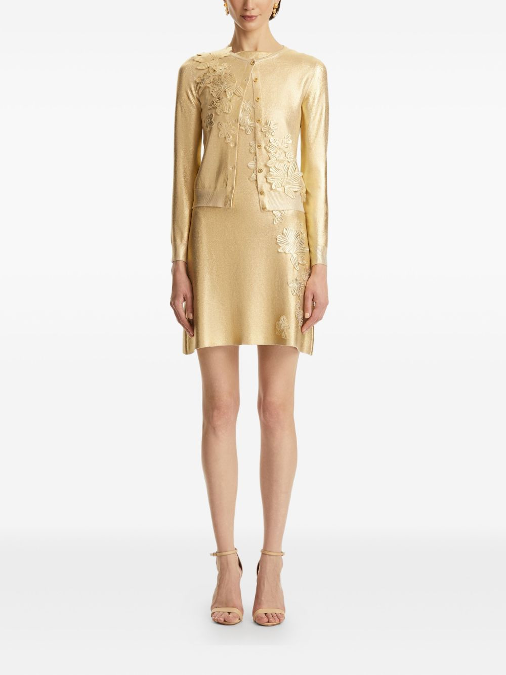 embellished button-up cardigan - 2