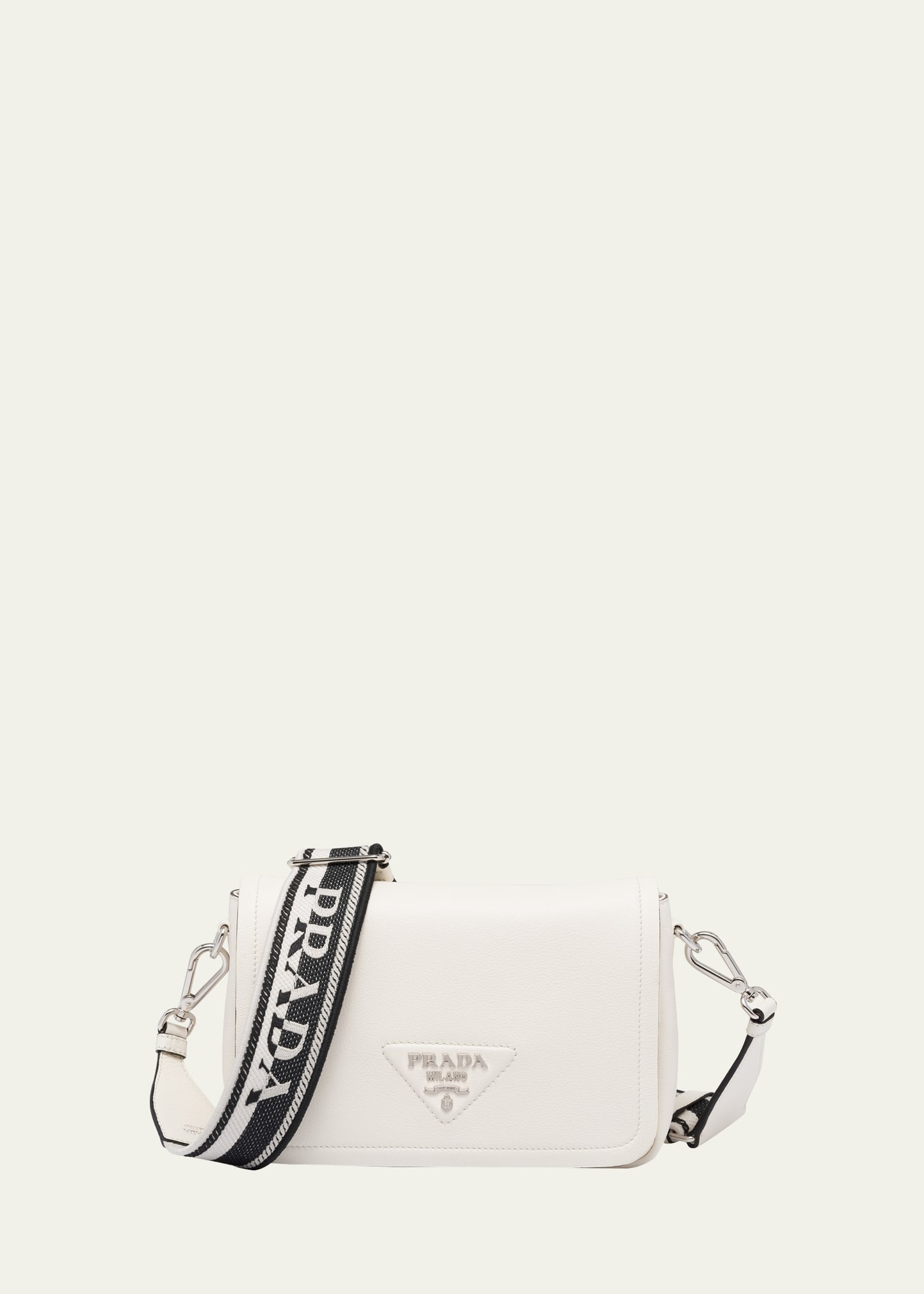 Small Logo Soft Leather Shoulder Bag - 1