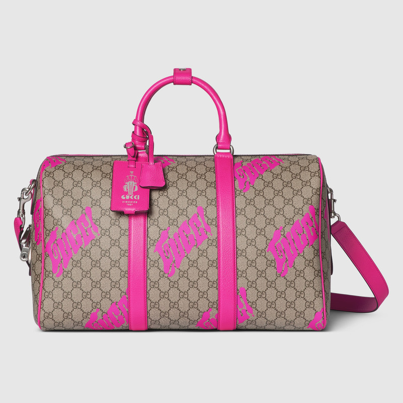 Medium duffle bag with print 1