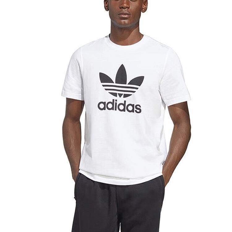 adidas originals Adicolor Classics Trefoil T-shirt 'White' IA4816 - 3
