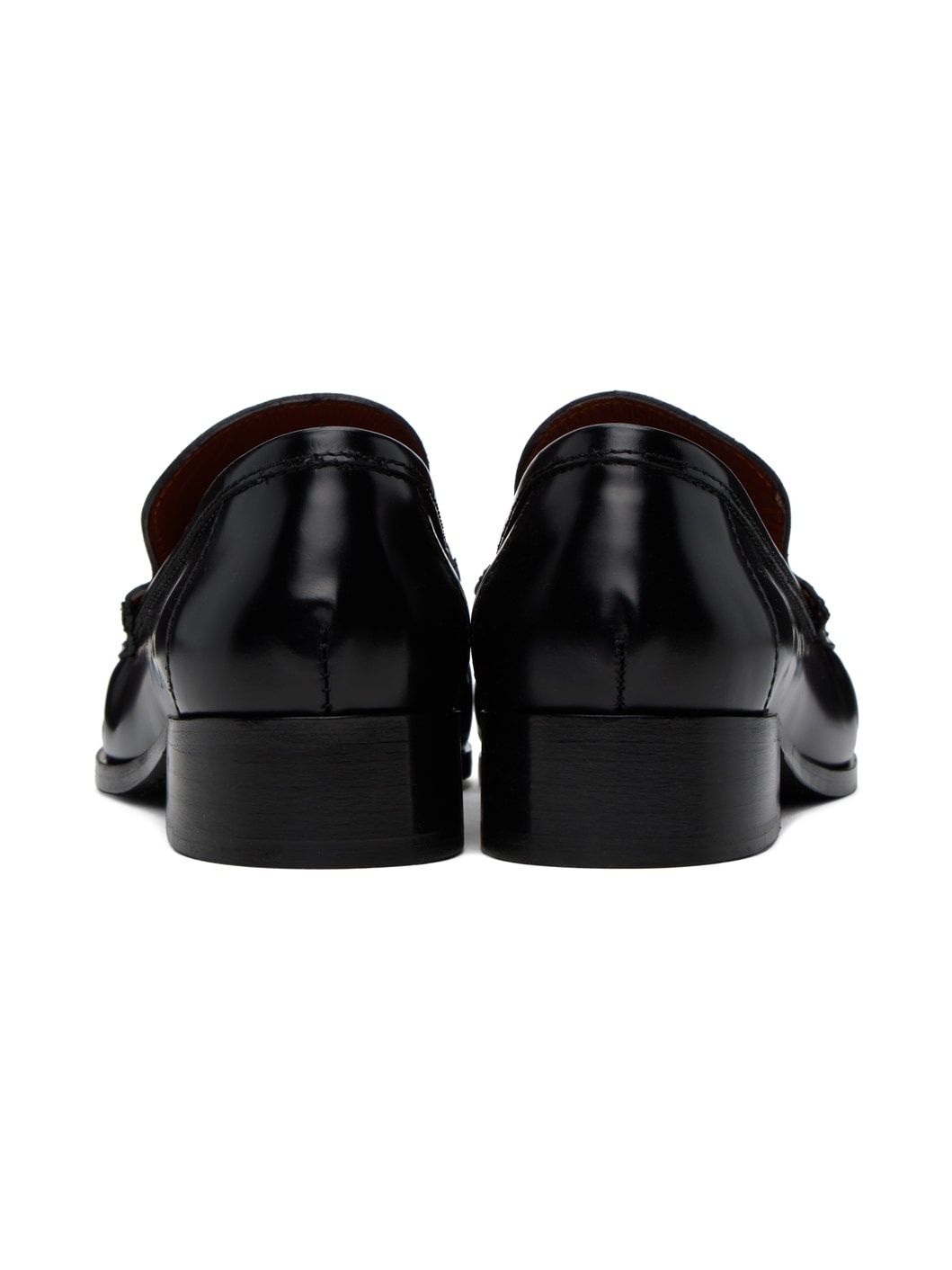 Black Stamped Loafers - 2