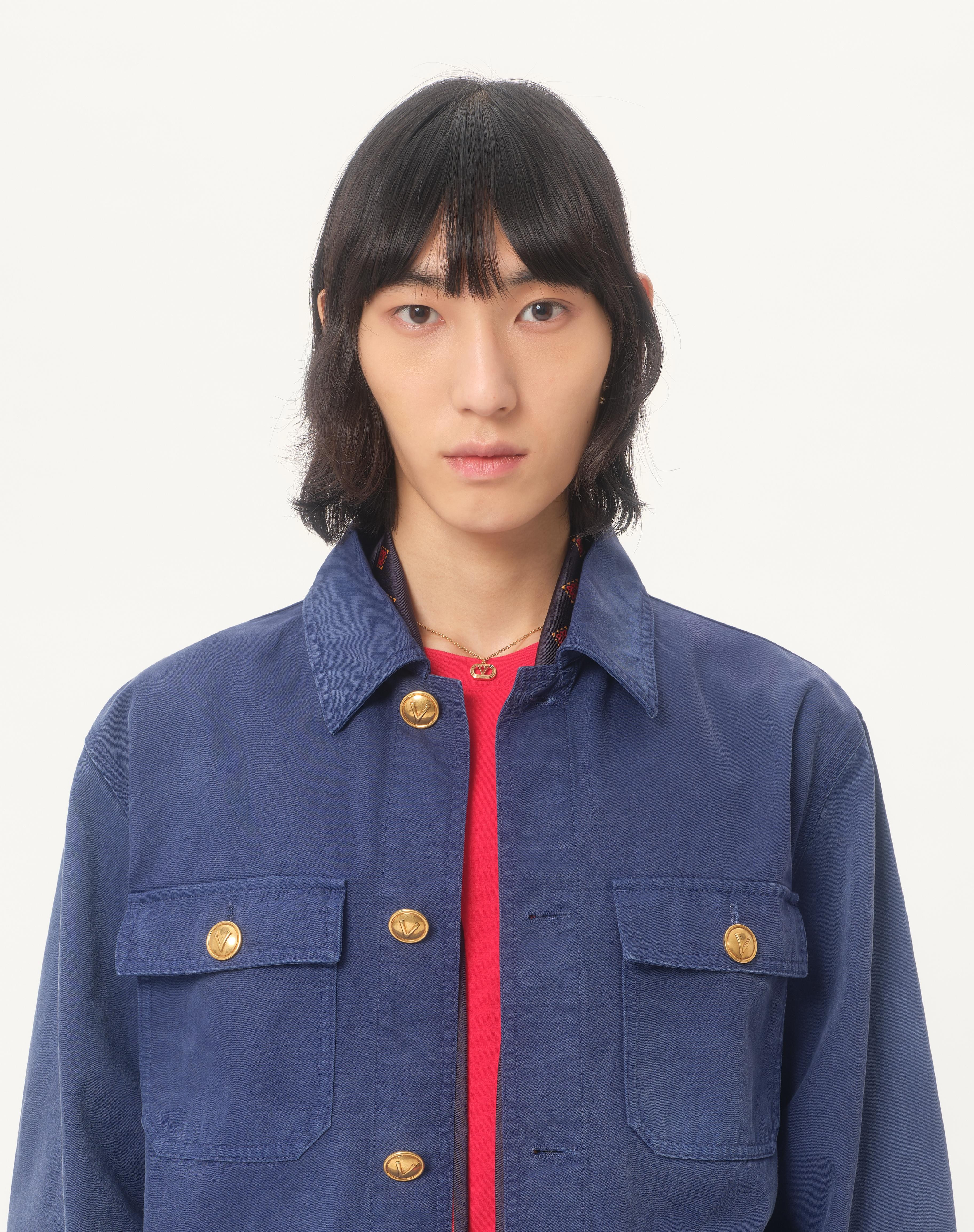 DENIM SAFARI JACKET - 3