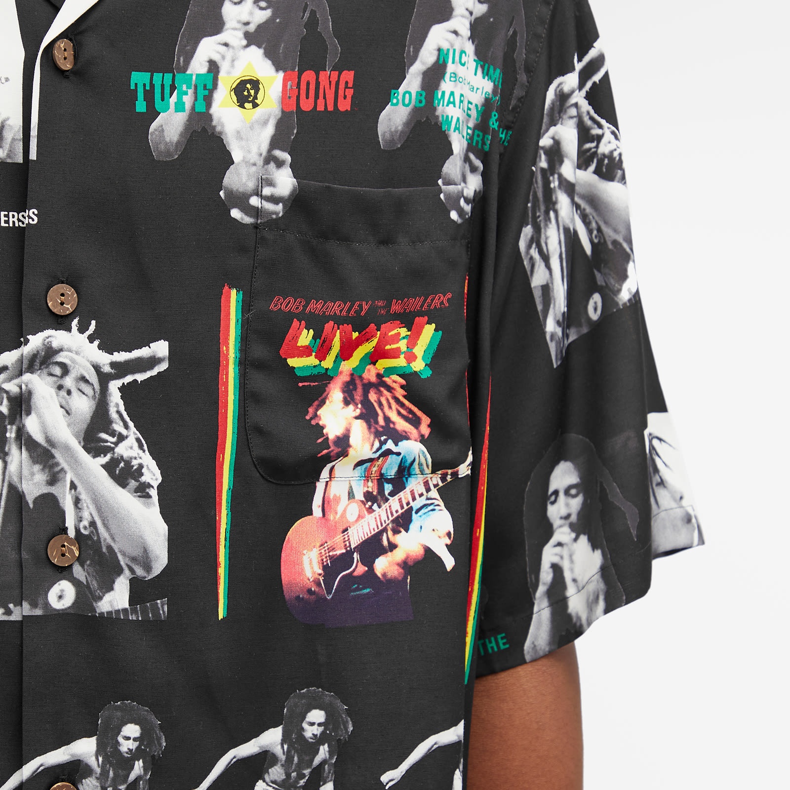 WACKO MARIA Wacko Maria x Bob Marley Type-1 Hawaiian Shirt