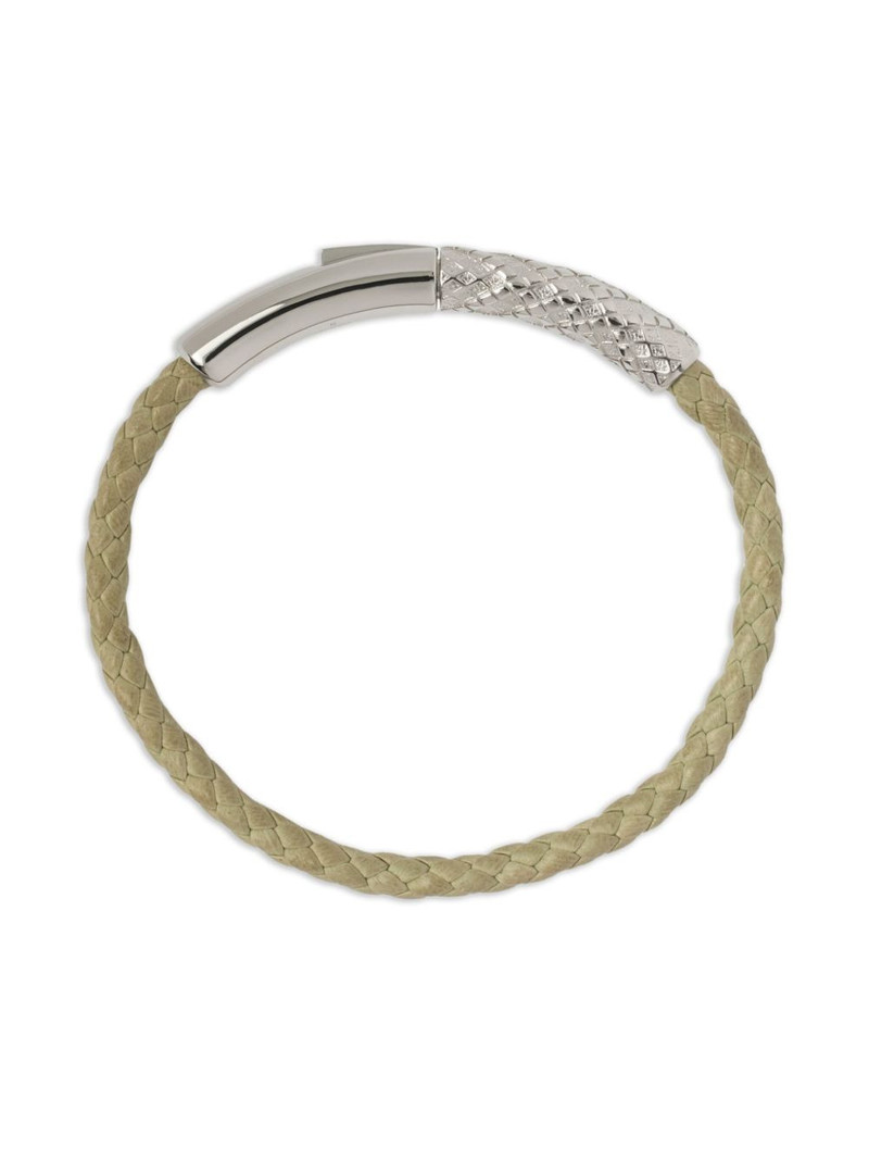 Burberry check leather bracelet outlook